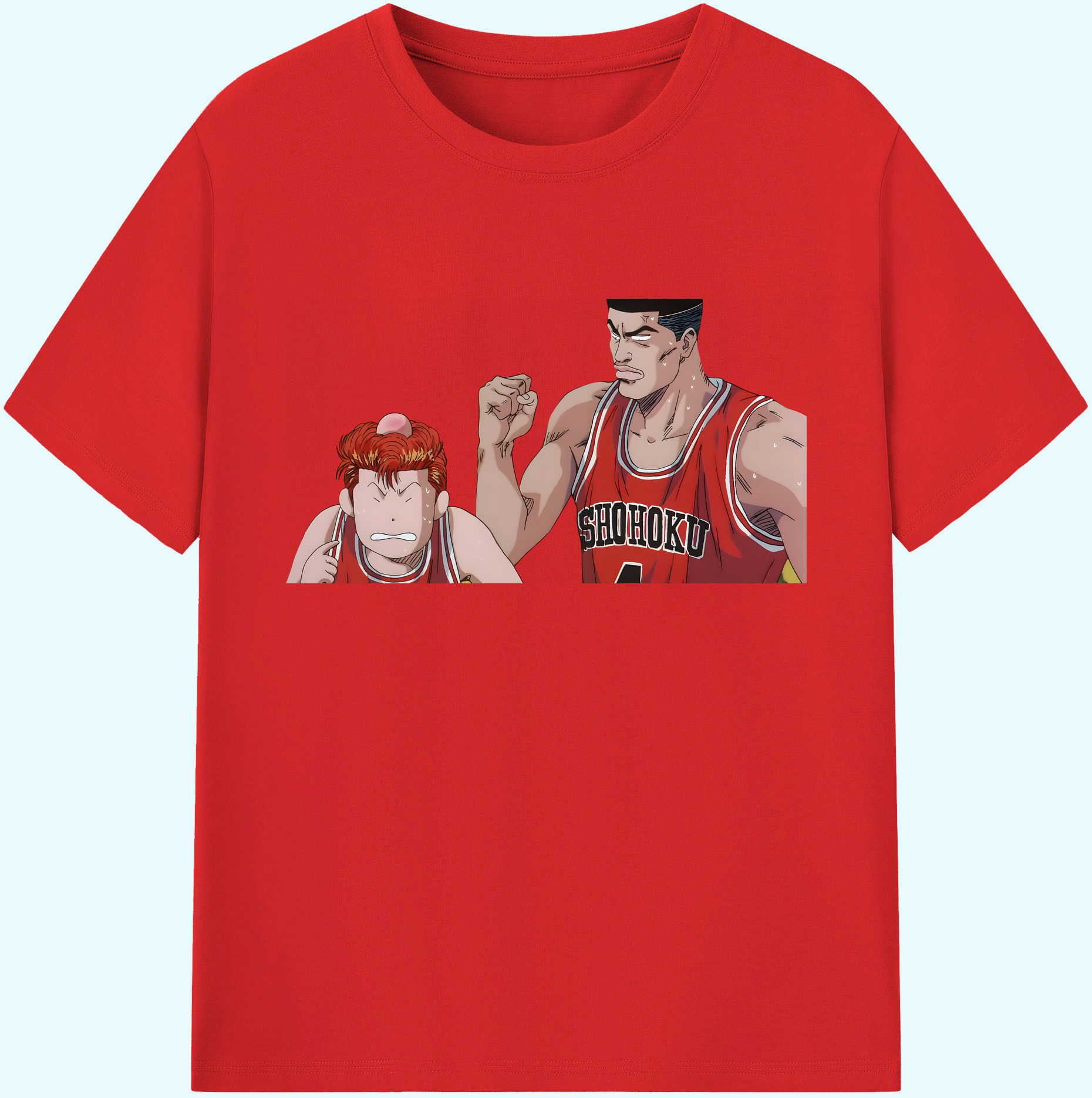 （画像用） SLAM DUNK／スラムダンク 綿100％ メンズ半袖Tシャツ｜肌触りやわらか＆通気性