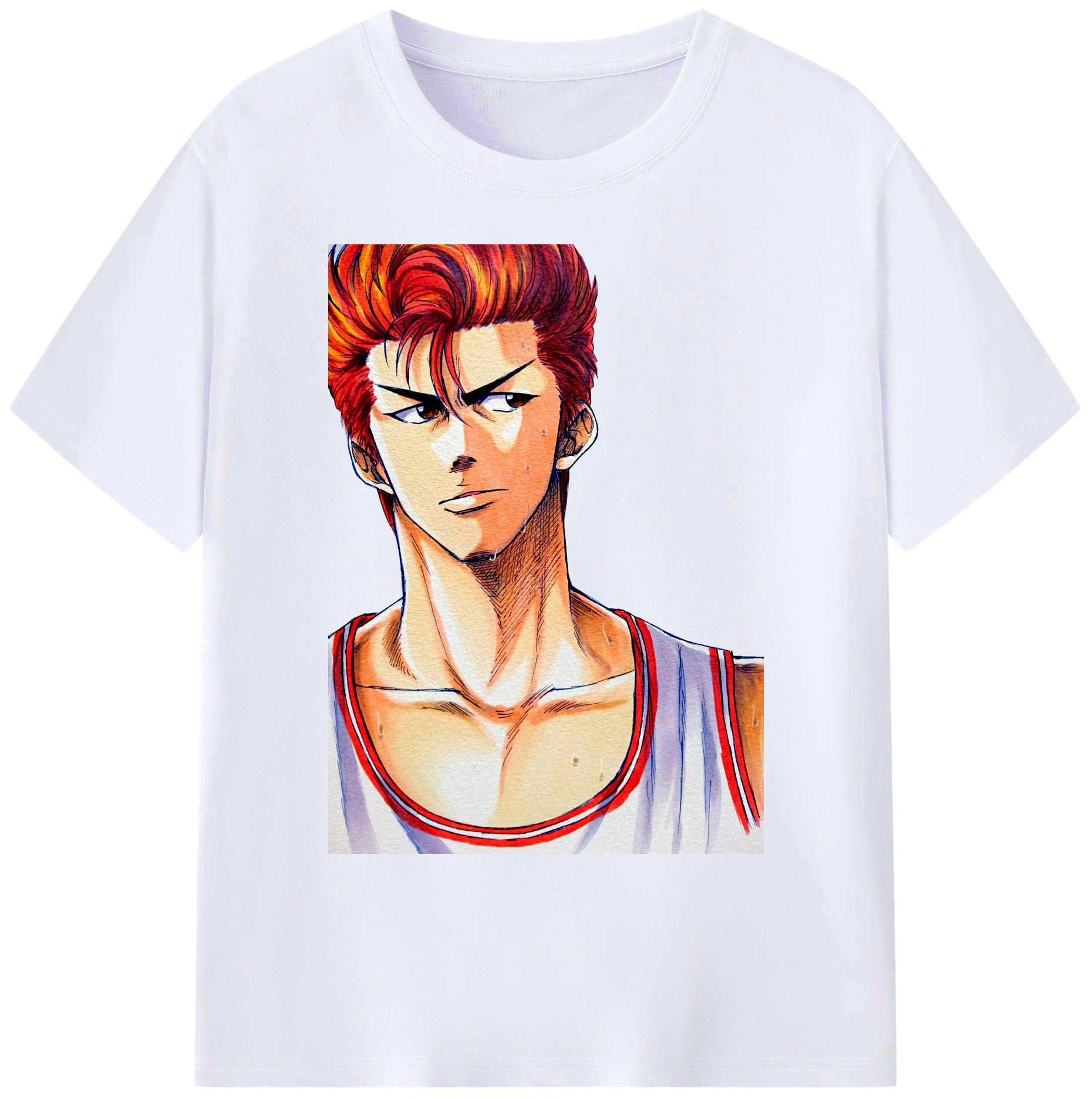 （画像用） SLAM DUNK／スラムダンク 綿100％ メンズ半袖Tシャツ｜肌触りやわらか＆通気性