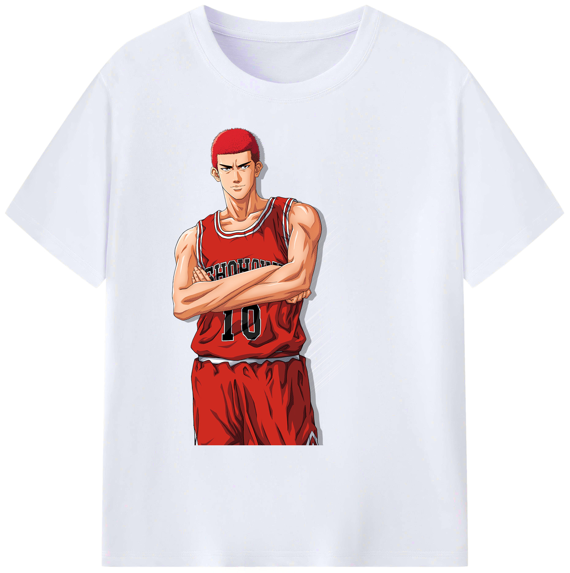 （画像用） SLAM DUNK／スラムダンク 綿100％ メンズ半袖Tシャツ｜肌触りやわらか＆通気性