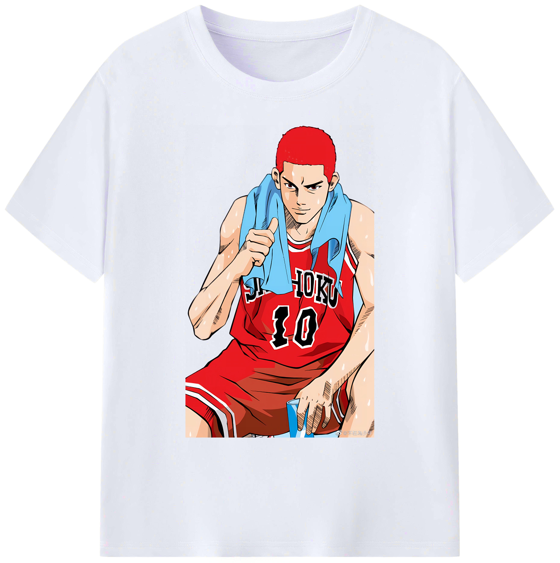 （画像用） SLAM DUNK／スラムダンク 綿100％ メンズ半袖Tシャツ｜肌触りやわらか＆通気性