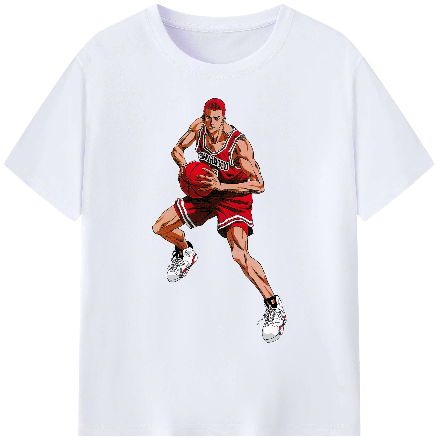 （画像用） SLAM DUNK／スラムダンク 綿100％ メンズ半袖Tシャツ｜肌触りやわらか＆通気性