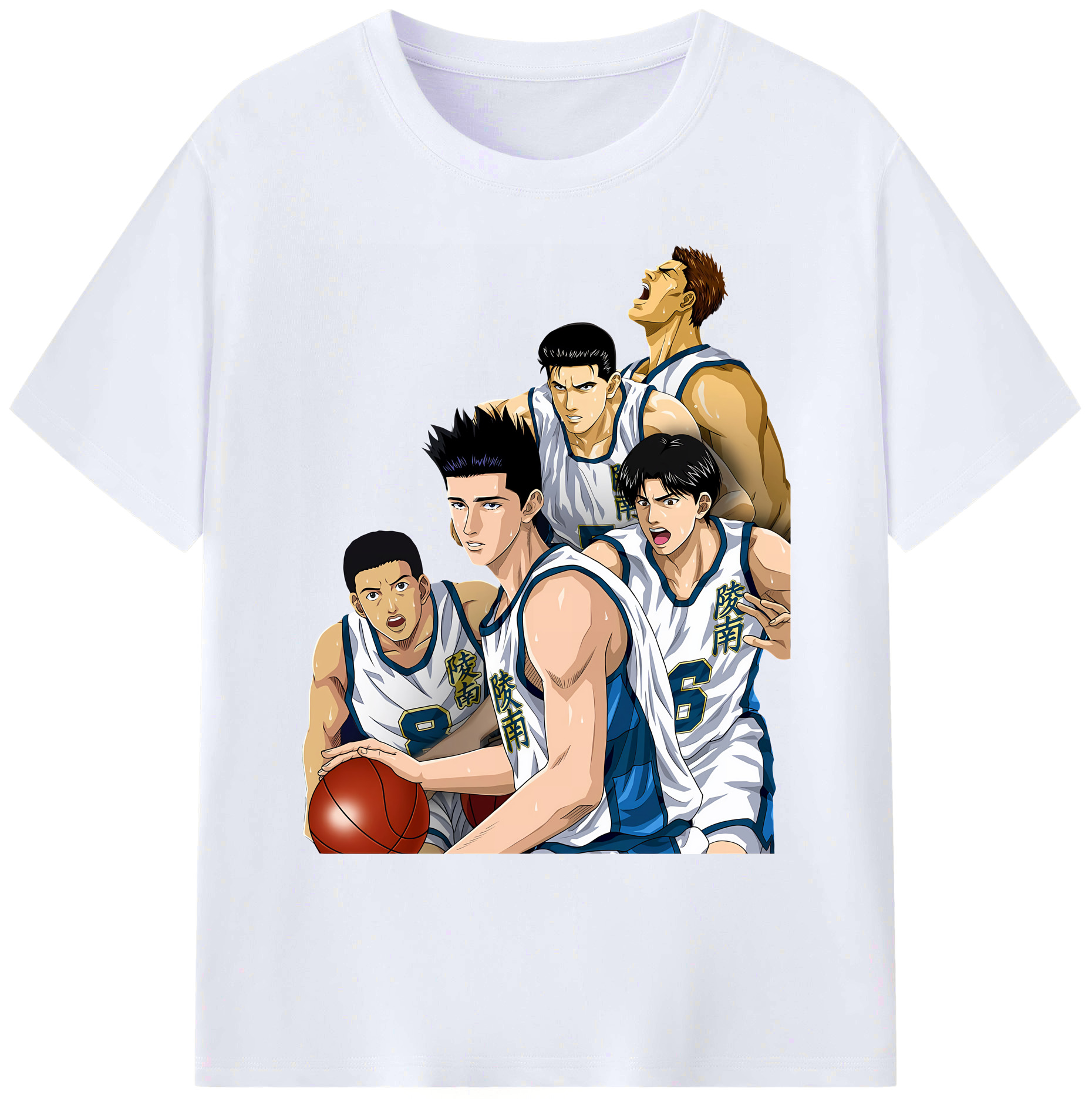 （画像用） SLAM DUNK／スラムダンク 綿100％ メンズ半袖Tシャツ｜肌触りやわらか＆通気性
