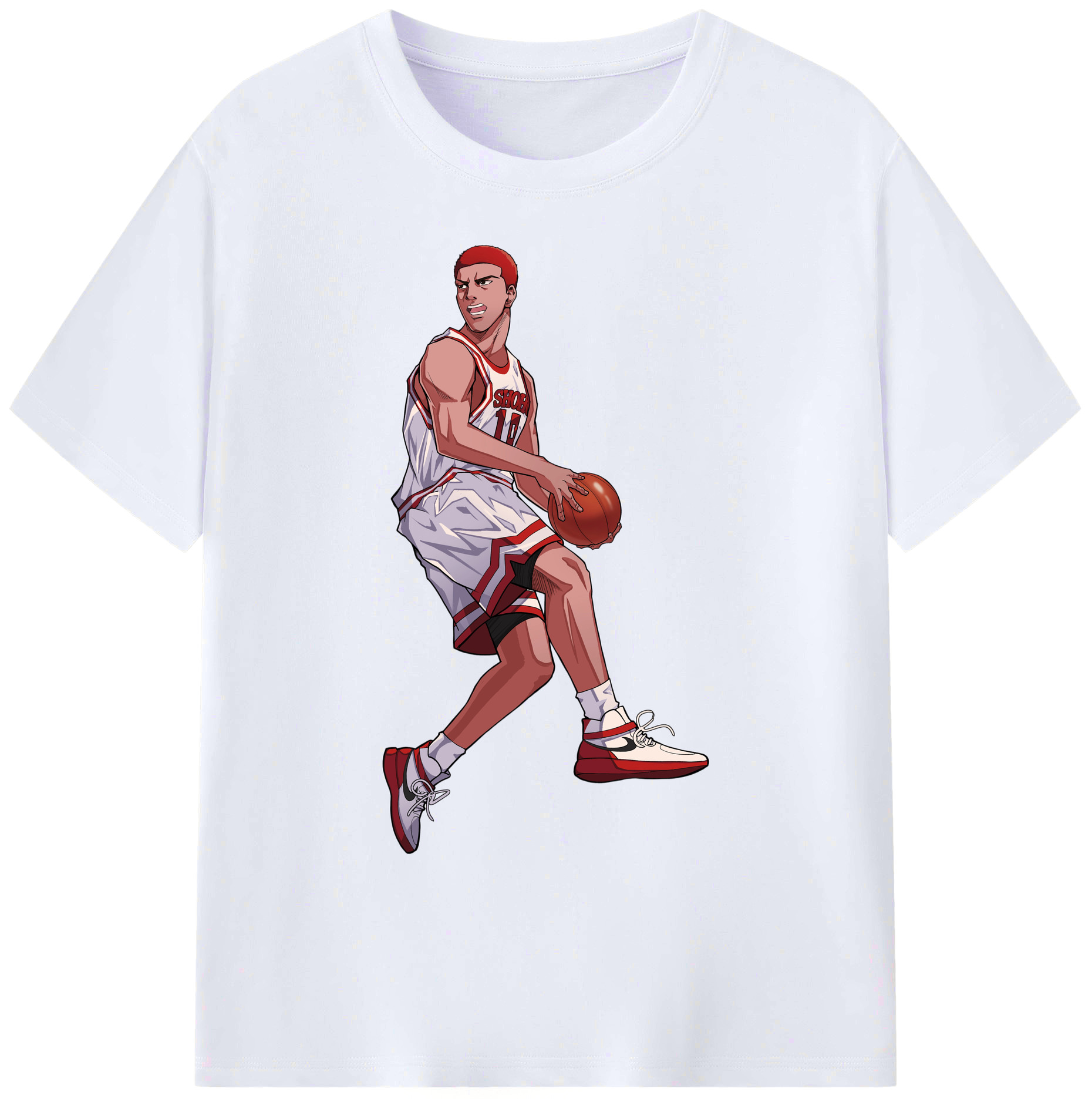 （画像用） SLAM DUNK／スラムダンク 綿100％ メンズ半袖Tシャツ｜肌触りやわらか＆通気性