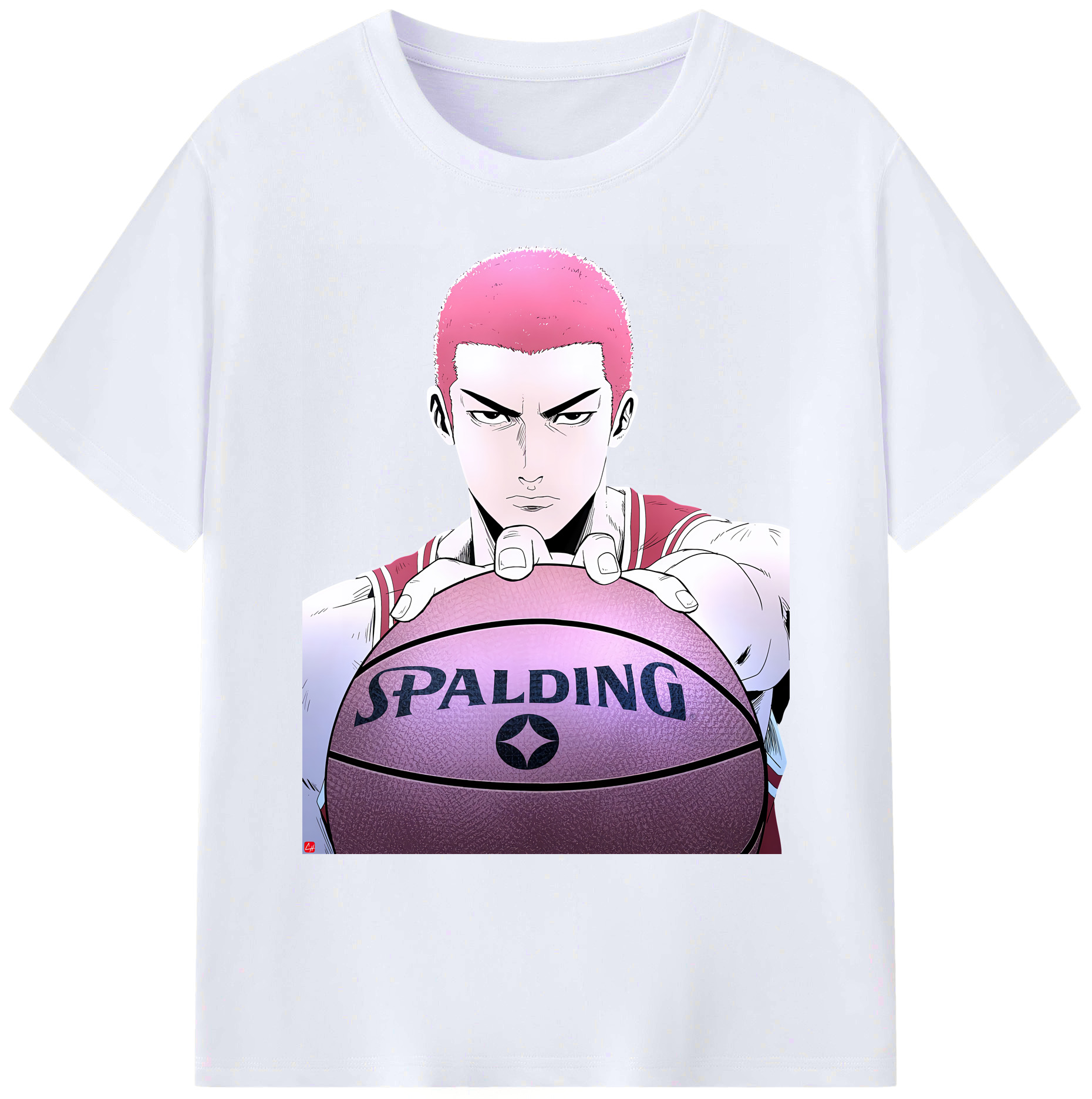 （画像用） SLAM DUNK／スラムダンク 綿100％ メンズ半袖Tシャツ｜肌触りやわらか＆通気性