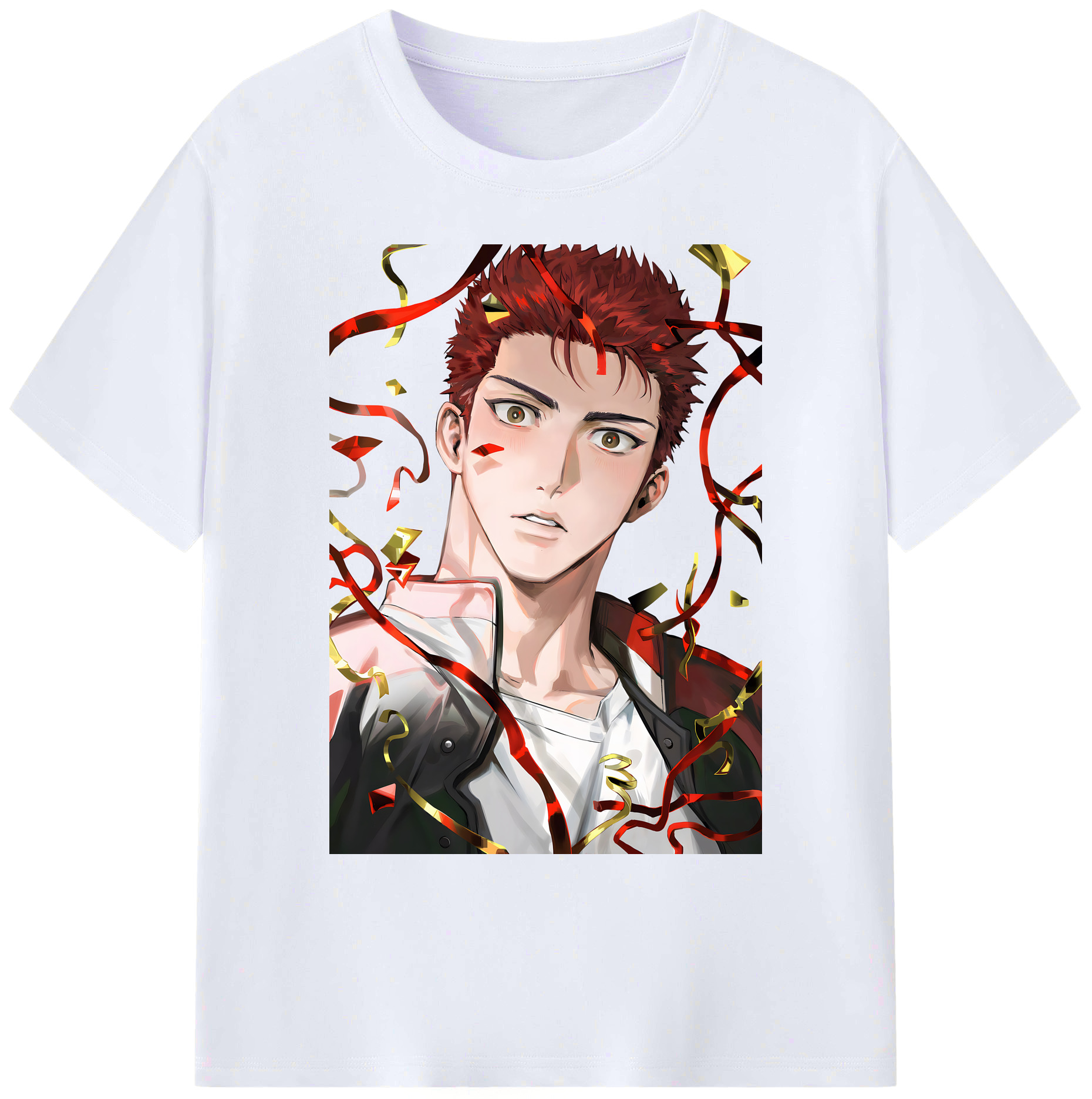 （画像用） SLAM DUNK／スラムダンク 綿100％ メンズ半袖Tシャツ｜肌触りやわらか＆通気性