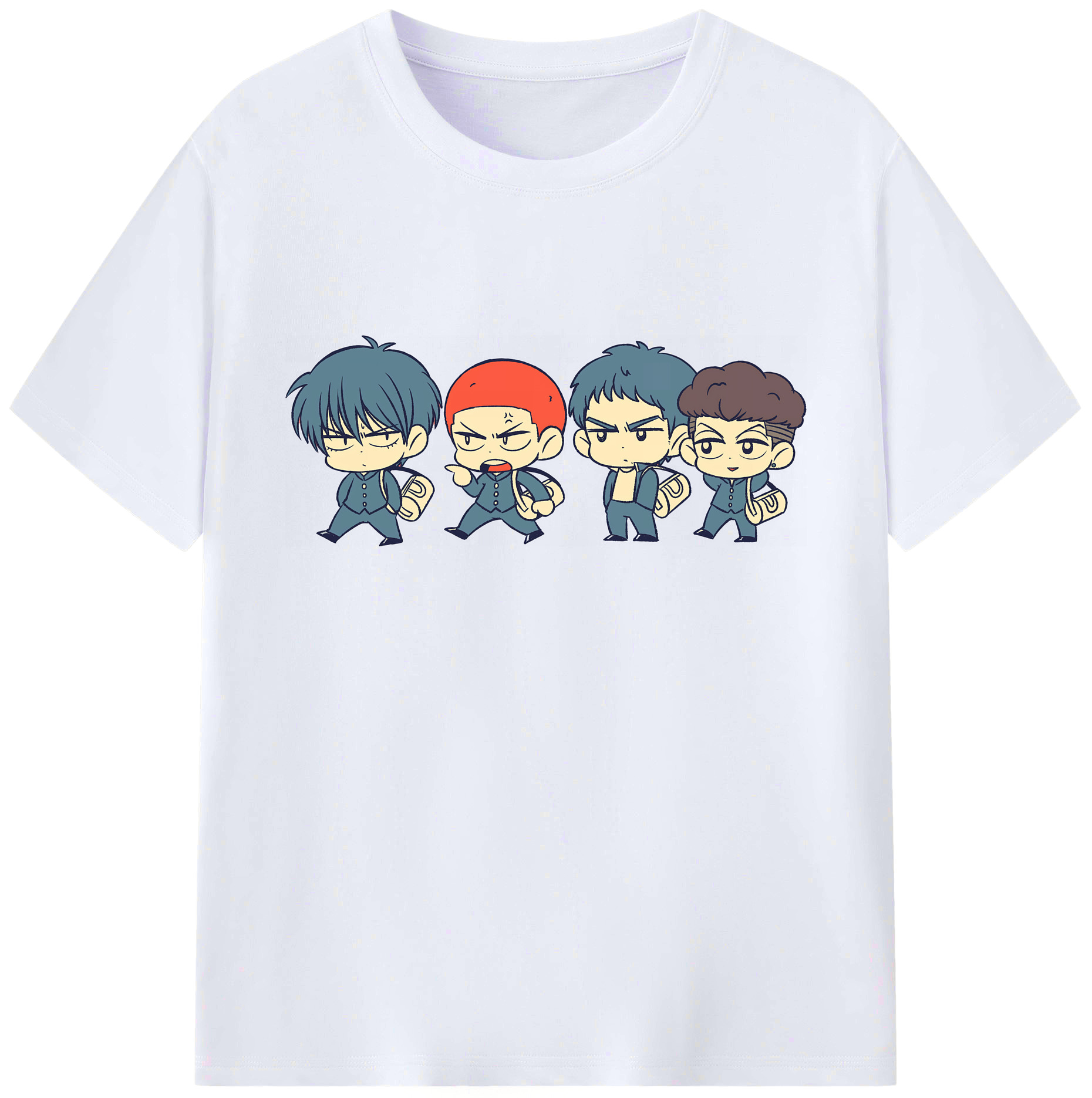 （画像用） SLAM DUNK／スラムダンク 綿100％ メンズ半袖Tシャツ｜肌触りやわらか＆通気性