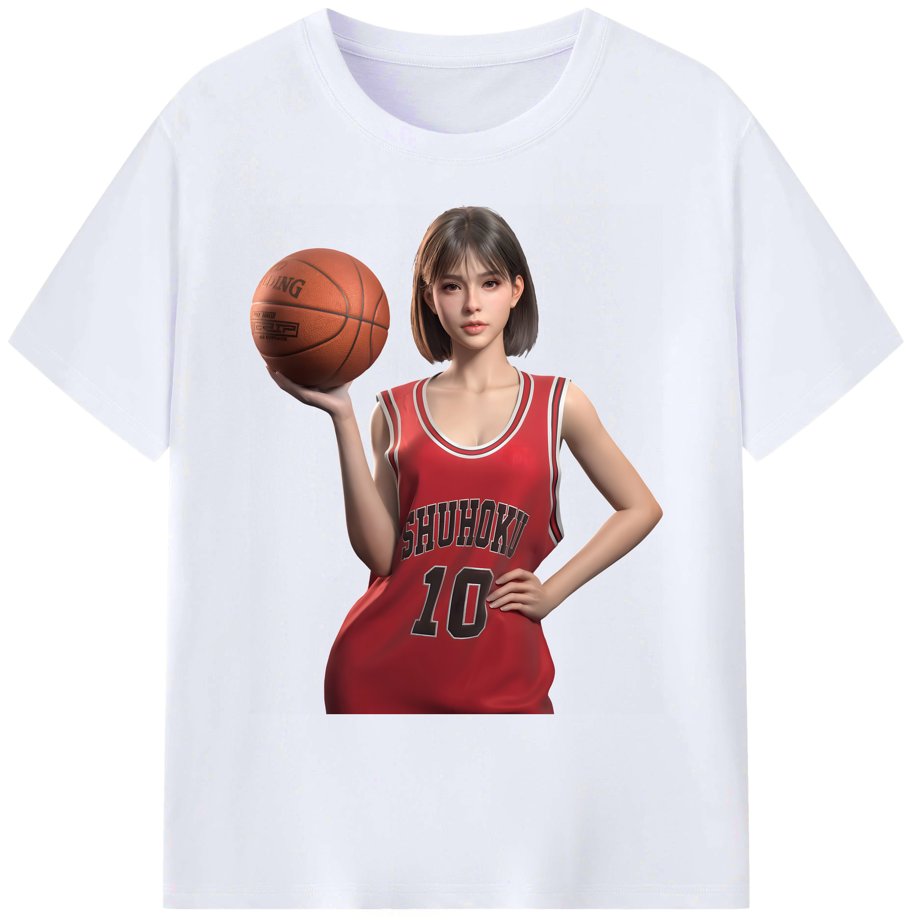 （画像用） SLAM DUNK／スラムダンク 綿100％ メンズ半袖Tシャツ｜肌触りやわらか＆通気性