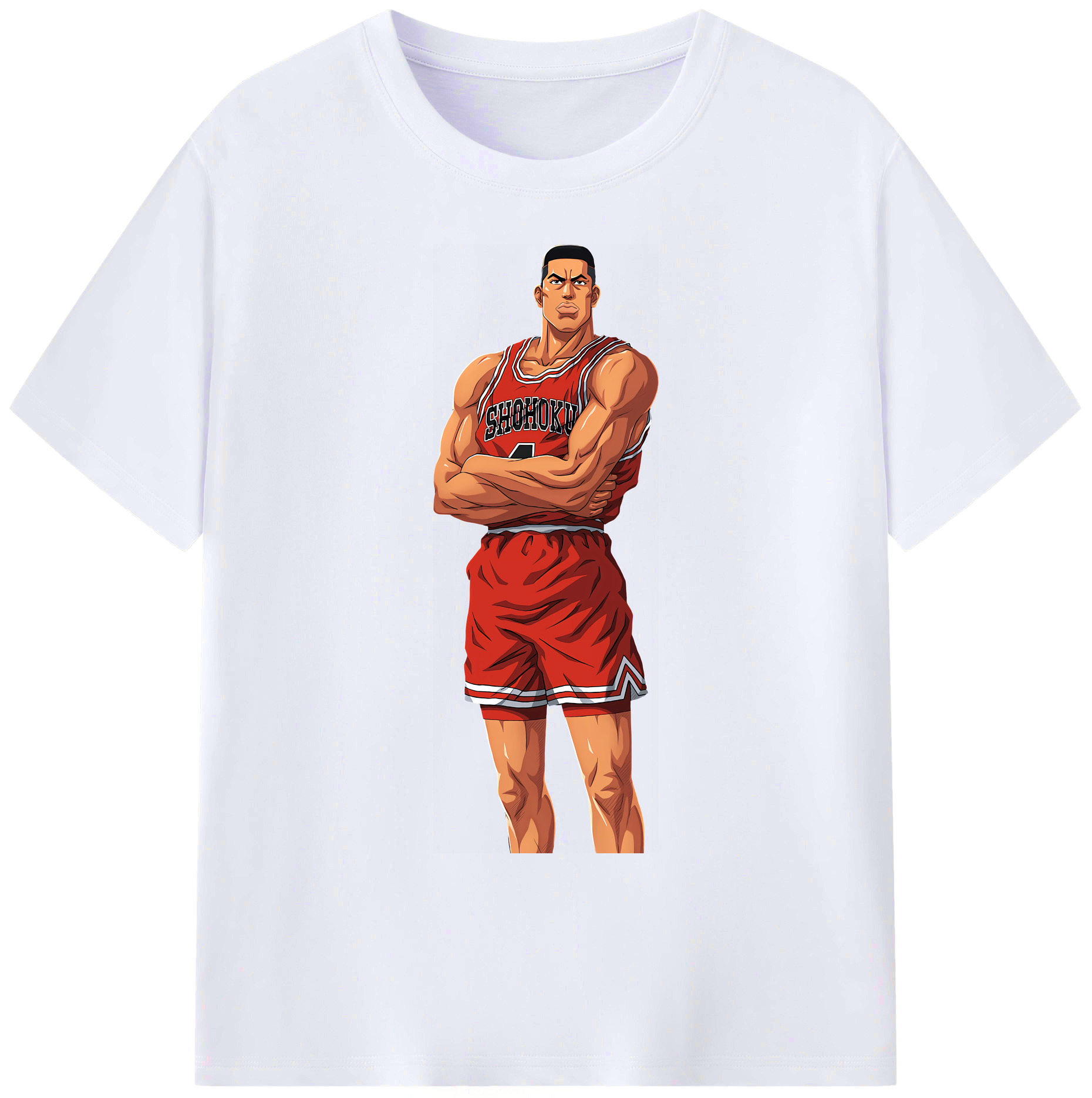 （画像用） SLAM DUNK／スラムダンク 綿100％ メンズ半袖Tシャツ｜肌触りやわらか＆通気性