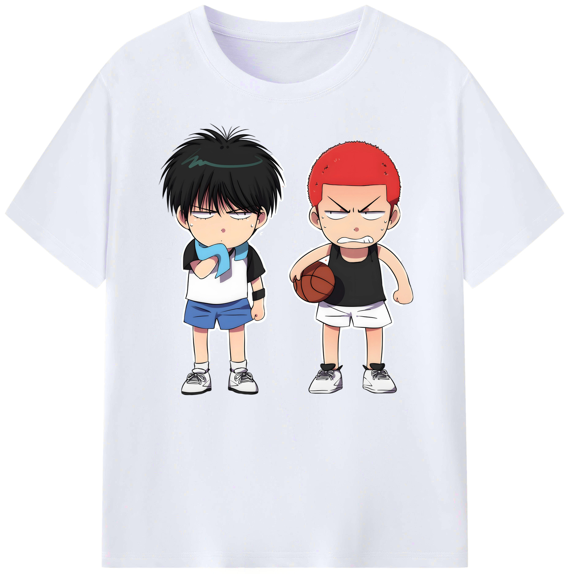 （画像用） SLAM DUNK／スラムダンク 綿100％ メンズ半袖Tシャツ｜肌触りやわらか＆通気性
