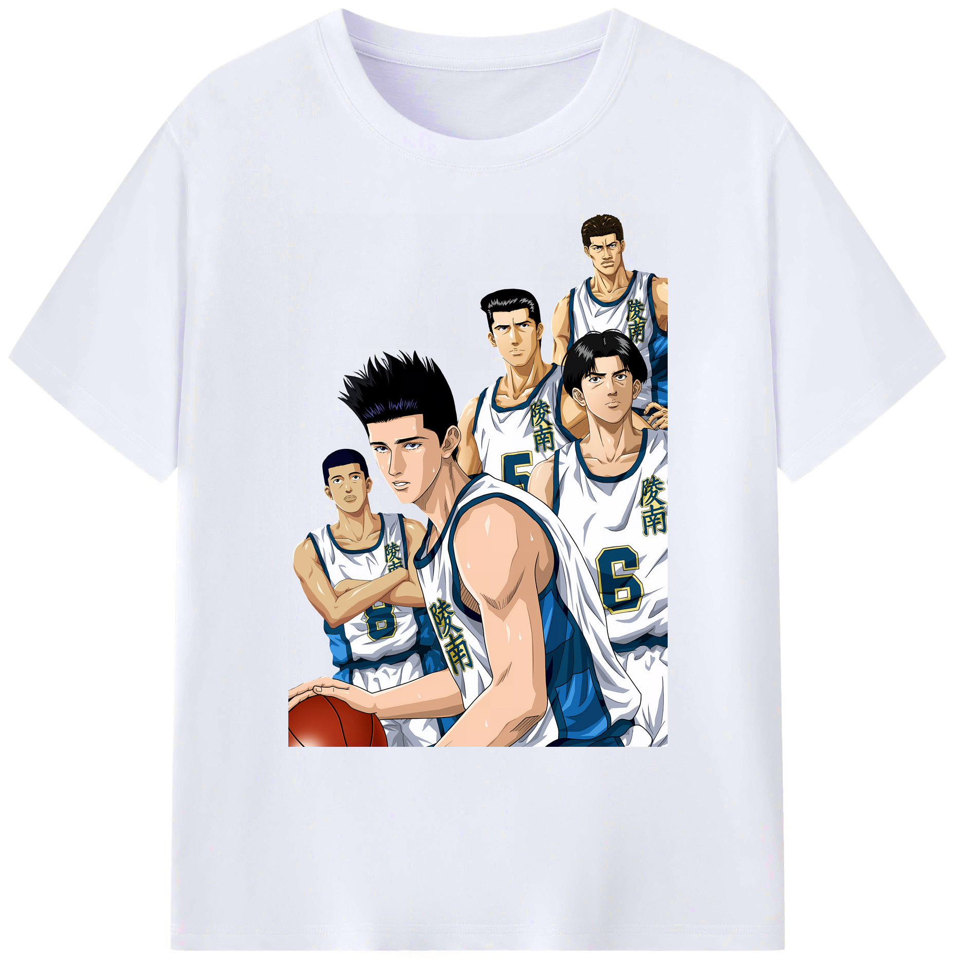 （画像用） SLAM DUNK／スラムダンク 綿100％ メンズ半袖Tシャツ｜肌触りやわらか＆通気性