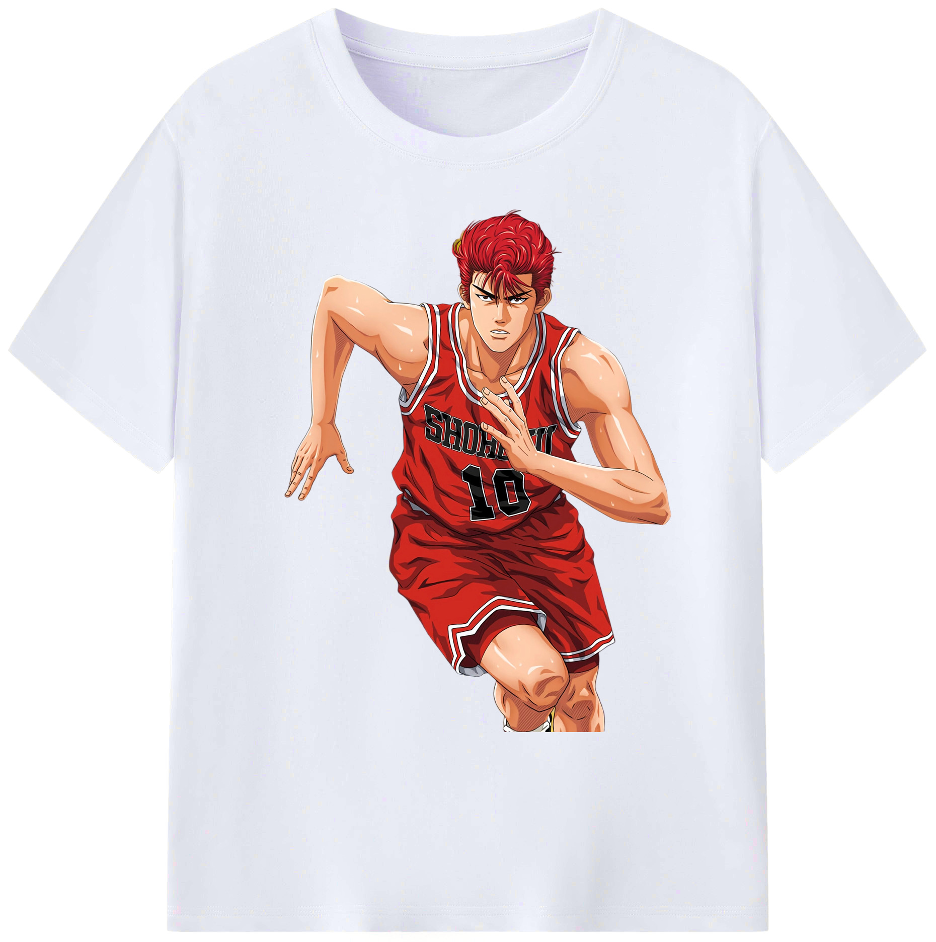 （画像用） SLAM DUNK／スラムダンク 綿100％ メンズ半袖Tシャツ｜肌触りやわらか＆通気性