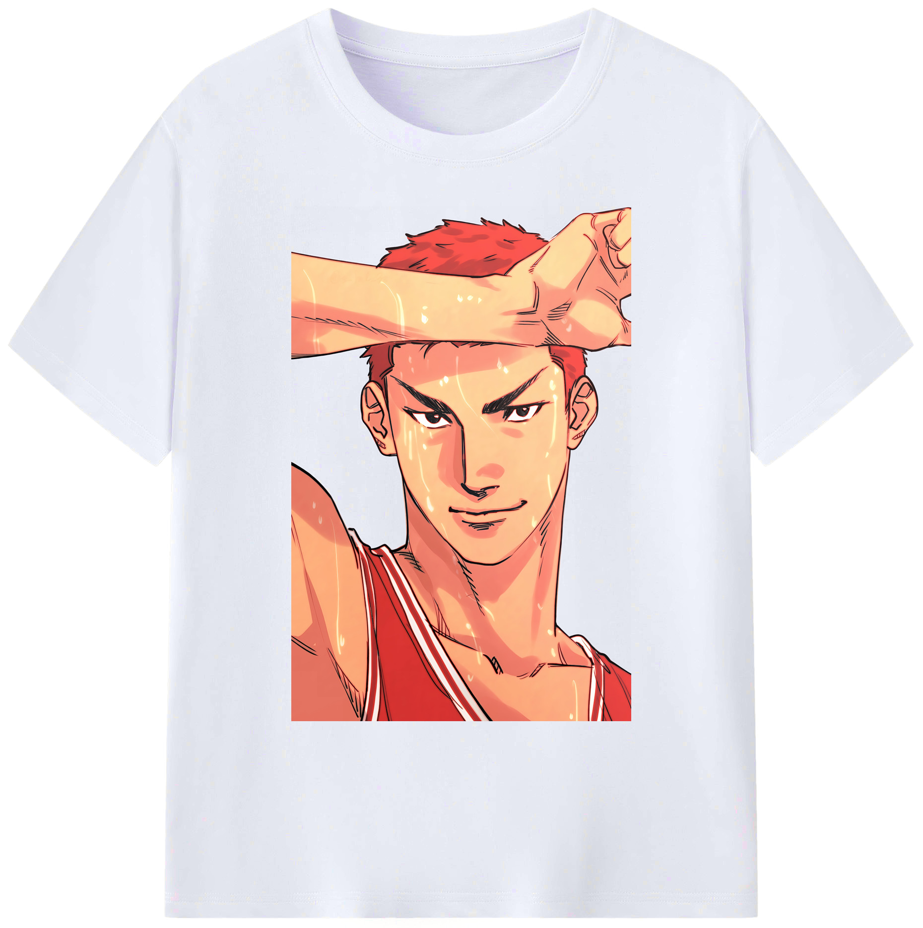 （画像用） SLAM DUNK／スラムダンク 綿100％ メンズ半袖Tシャツ｜肌触りやわらか＆通気性