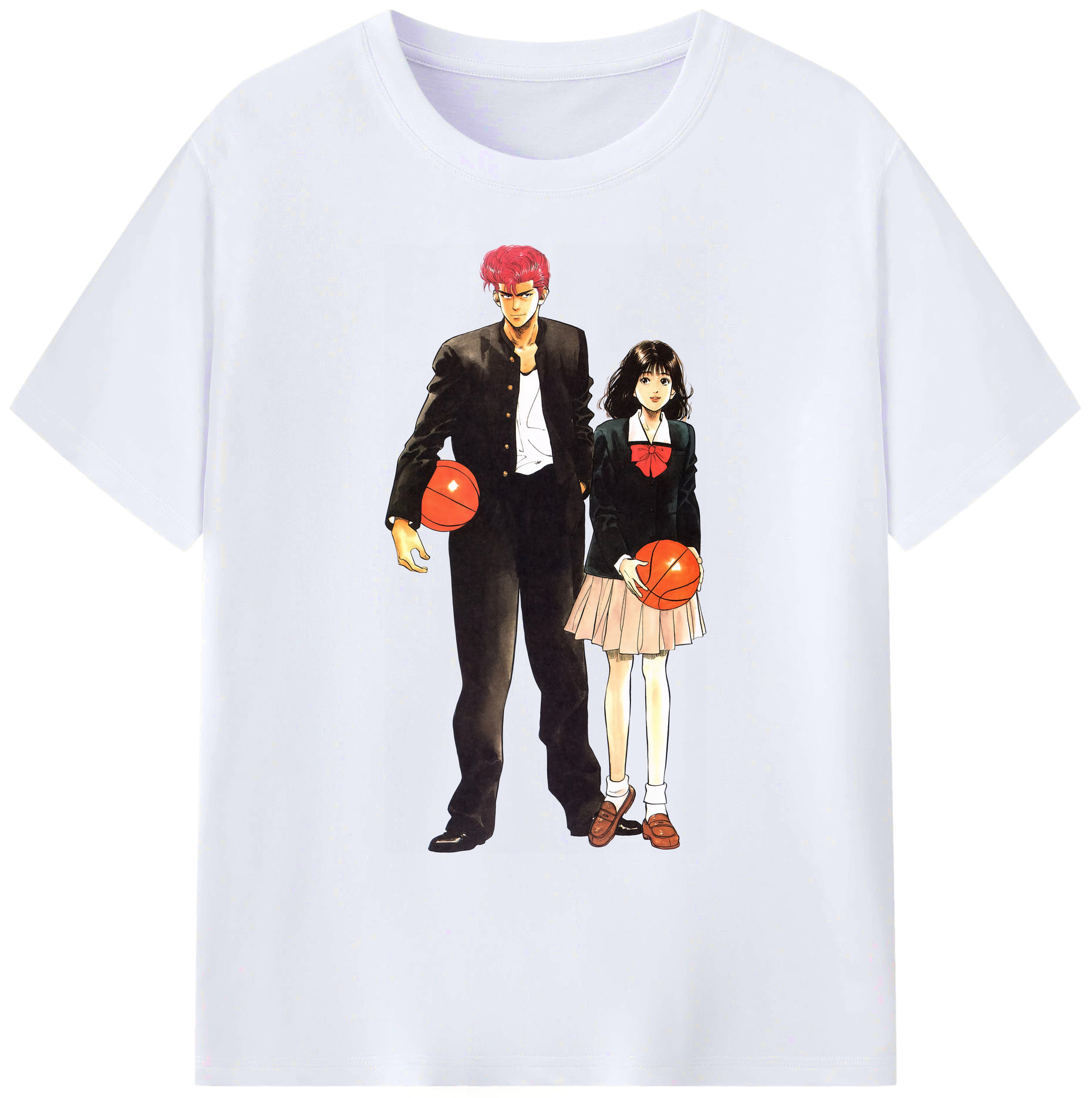 （画像用） SLAM DUNK／スラムダンク 綿100％ メンズ半袖Tシャツ｜肌触りやわらか＆通気性