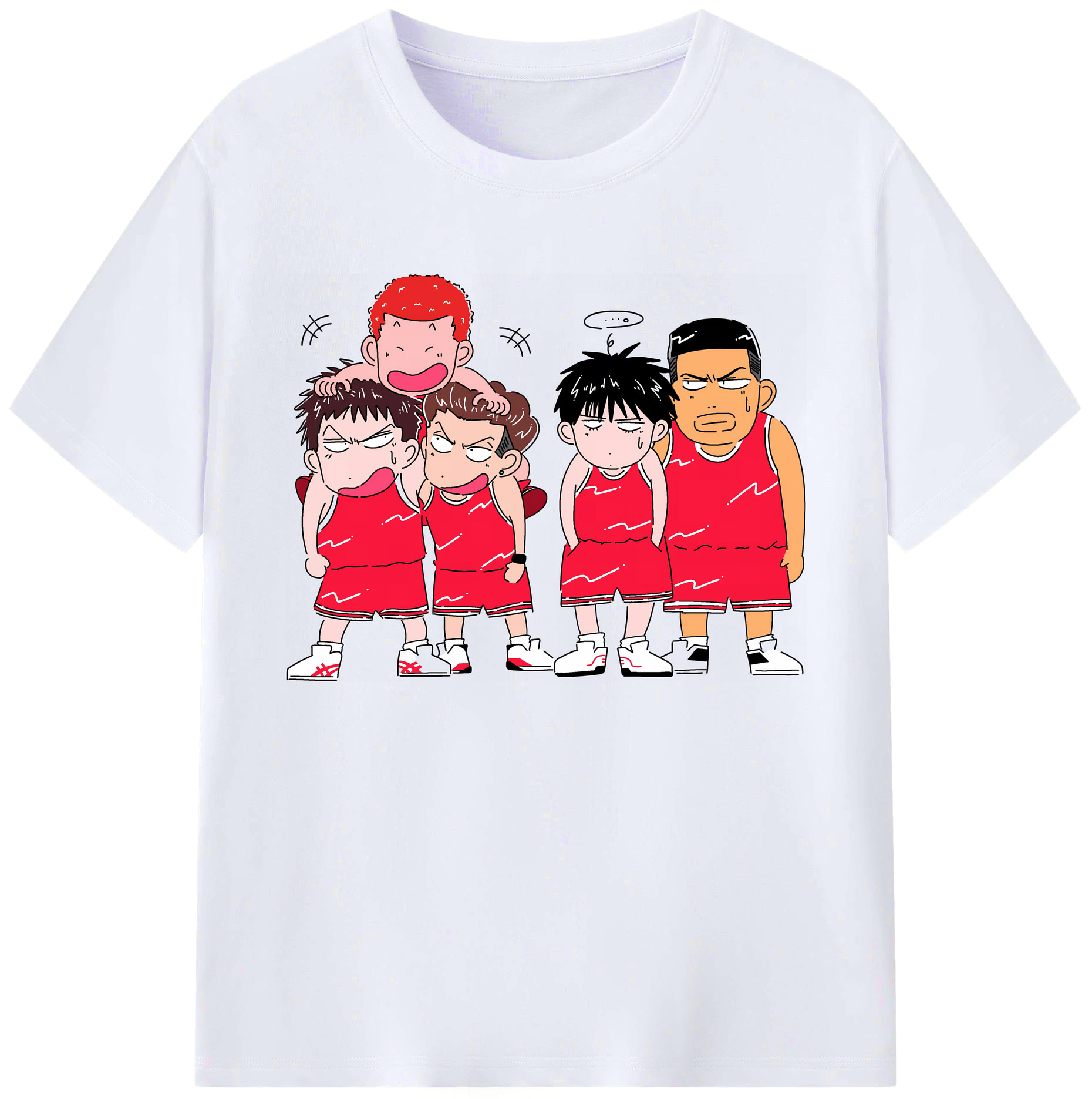（画像用） SLAM DUNK／スラムダンク 綿100％ メンズ半袖Tシャツ｜肌触りやわらか＆通気性