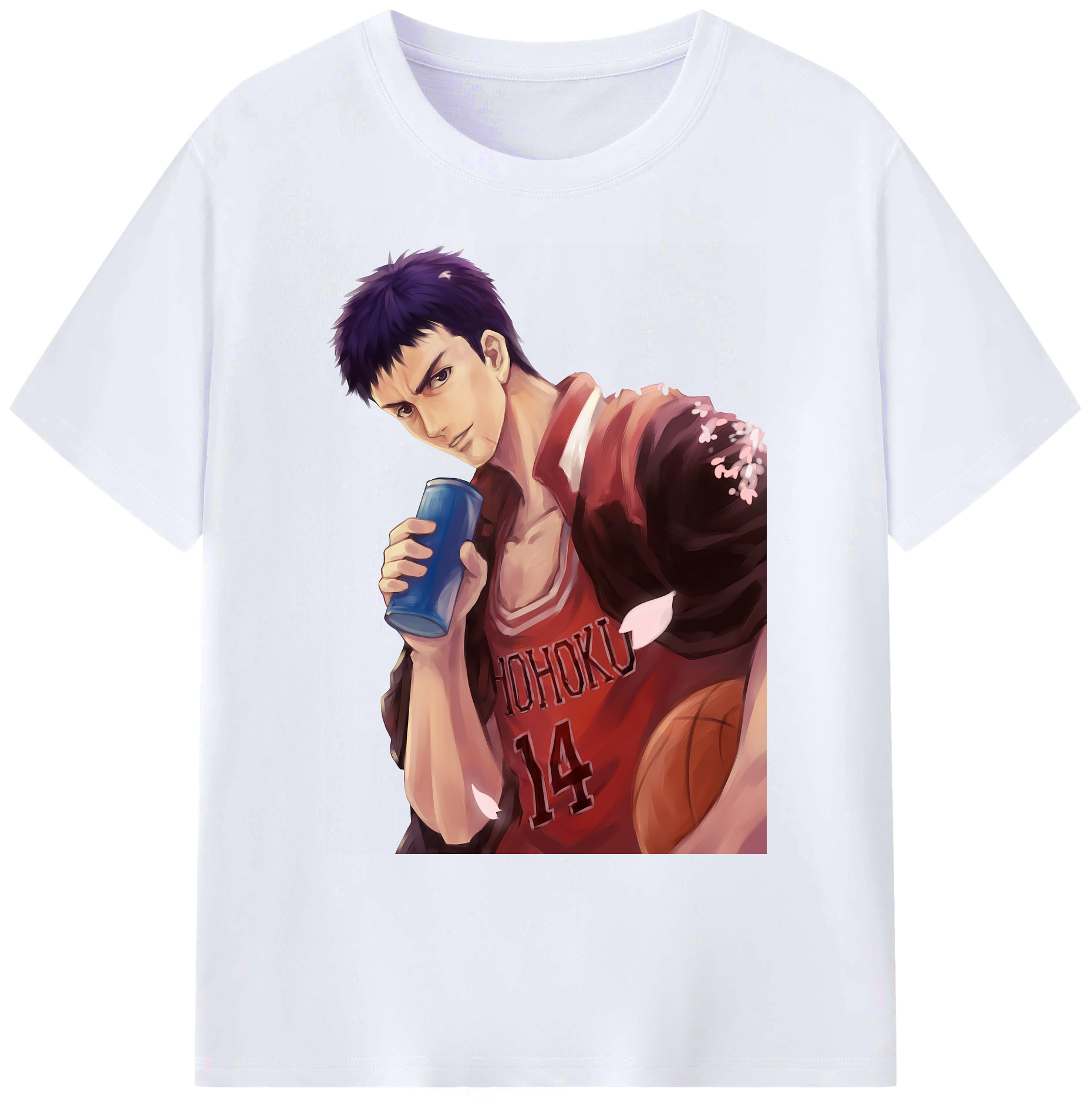 （画像用） SLAM DUNK／スラムダンク 綿100％ メンズ半袖Tシャツ｜肌触りやわらか＆通気性