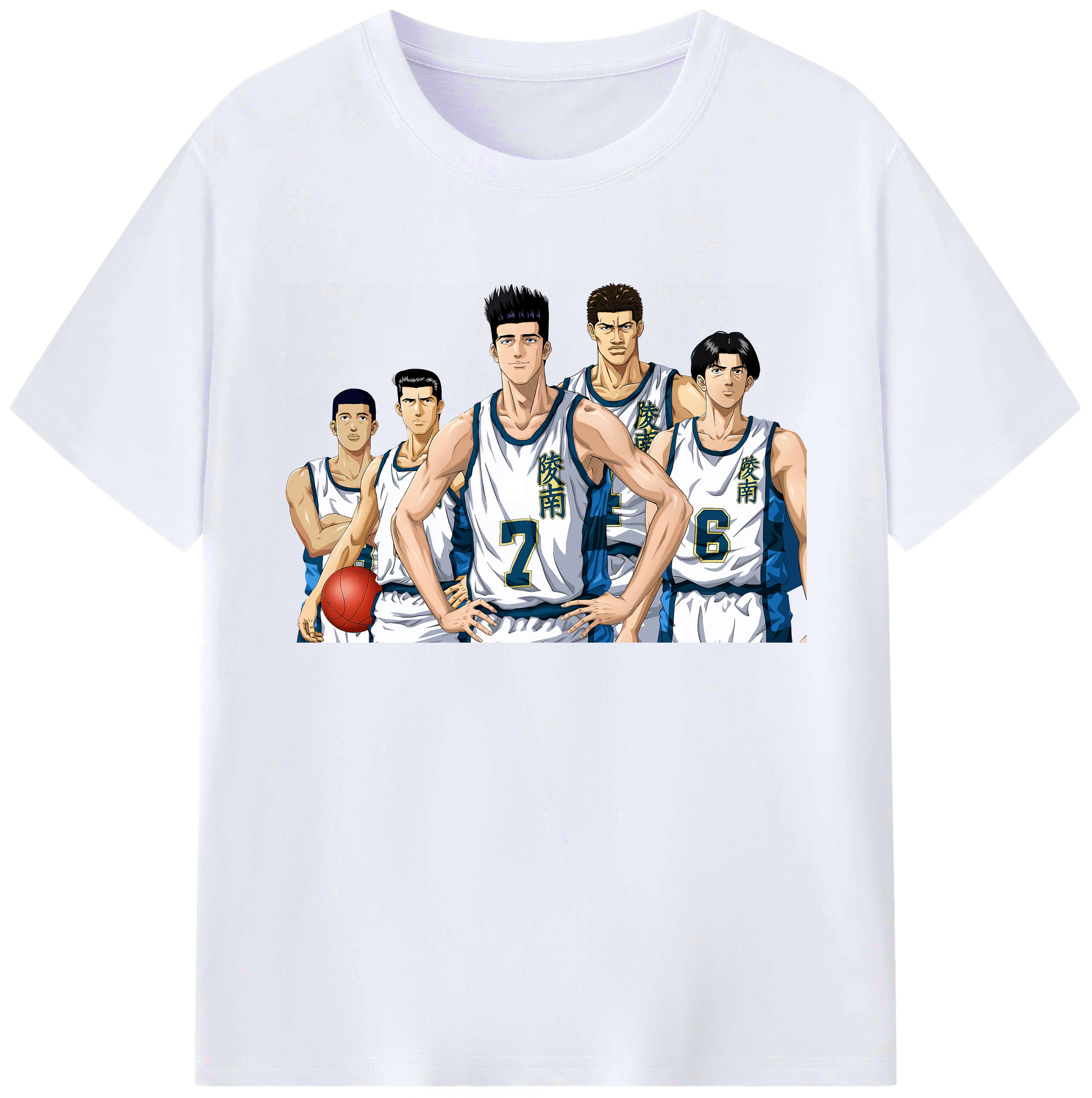 （画像用） SLAM DUNK／スラムダンク 綿100％ メンズ半袖Tシャツ｜肌触りやわらか＆通気性