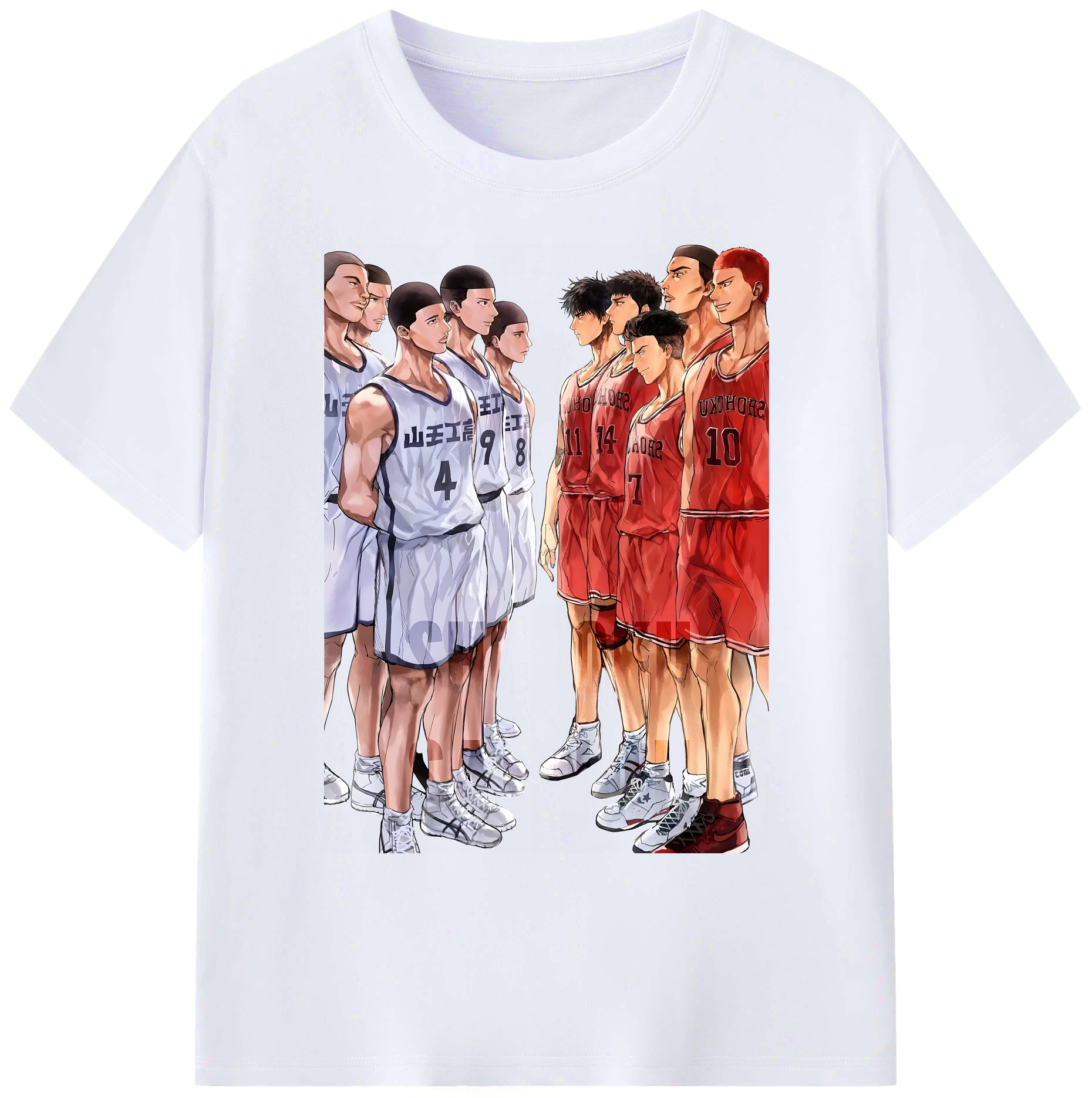 （画像用） SLAM DUNK／スラムダンク 綿100％ メンズ半袖Tシャツ｜肌触りやわらか＆通気性