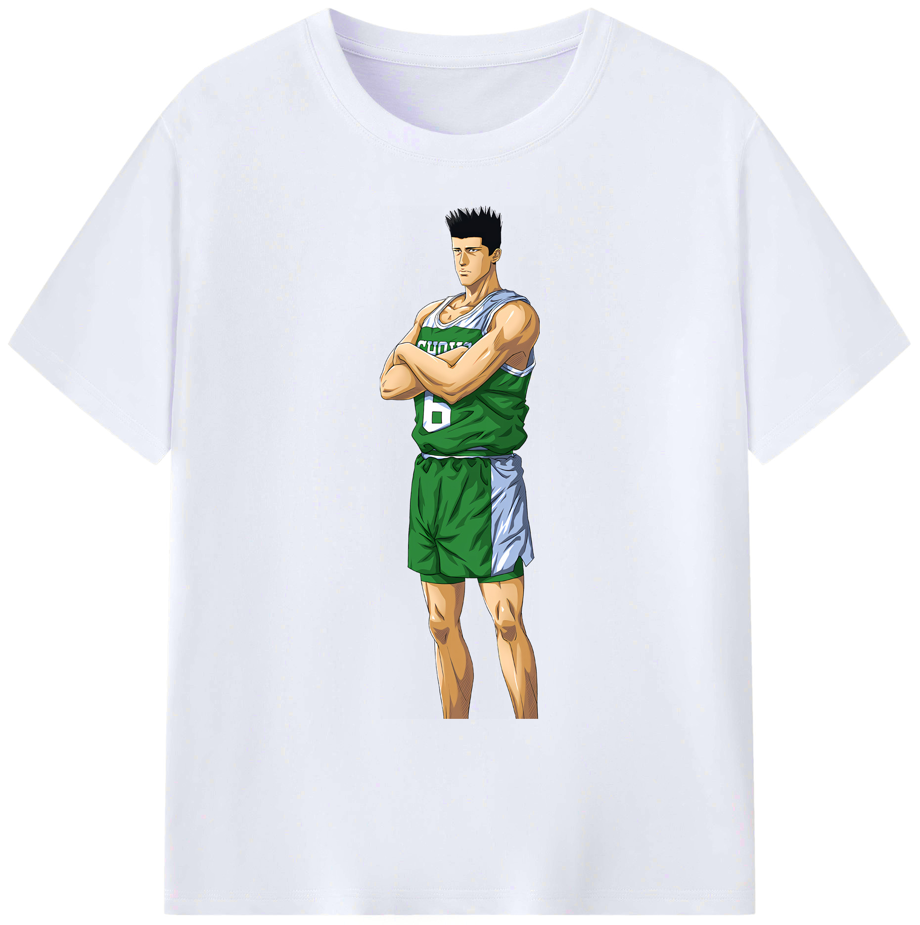 （画像用） SLAM DUNK／スラムダンク 綿100％ メンズ半袖Tシャツ｜肌触りやわらか＆通気性