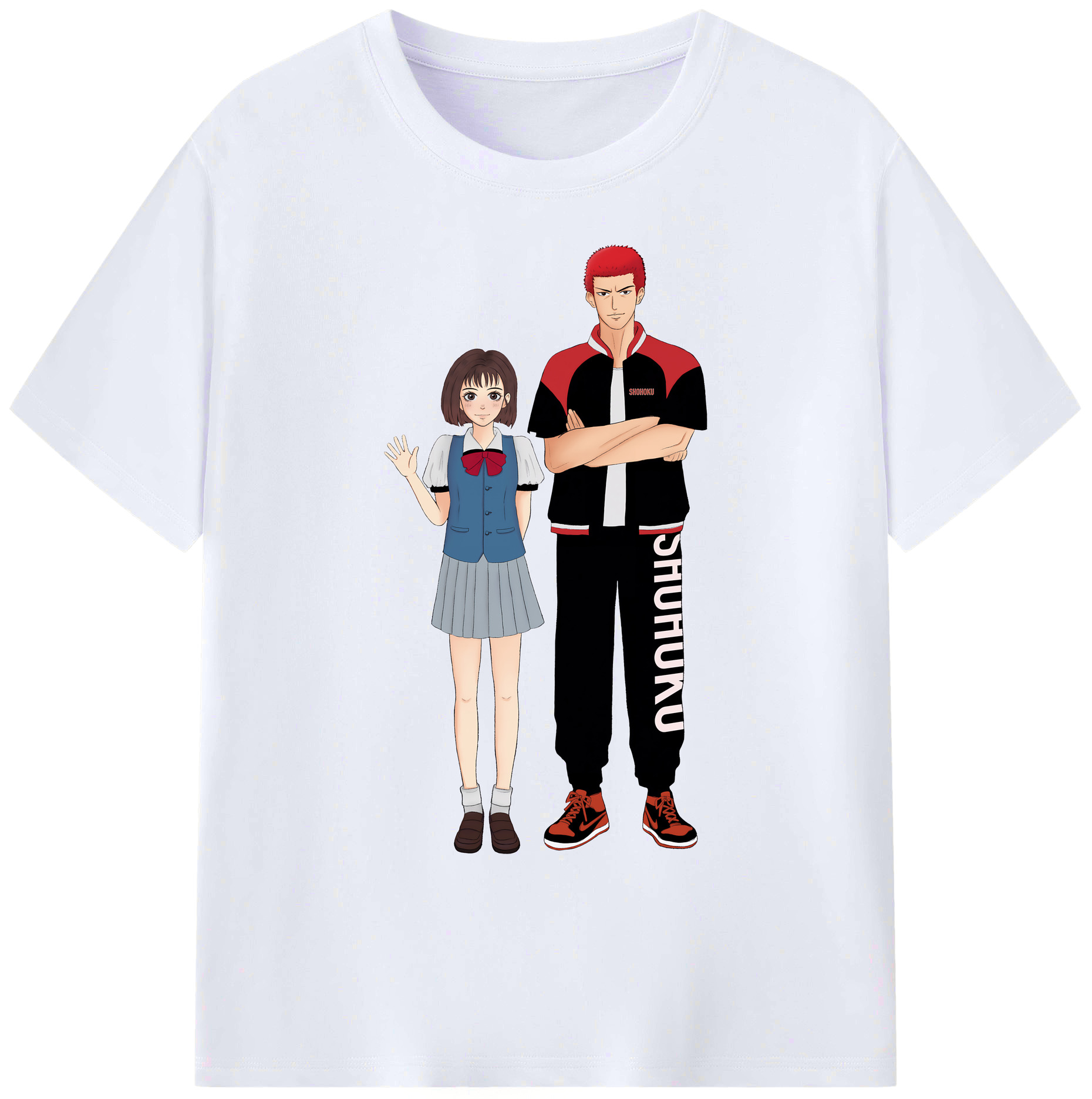 （画像用） SLAM DUNK／スラムダンク 綿100％ メンズ半袖Tシャツ｜肌触りやわらか＆通気性