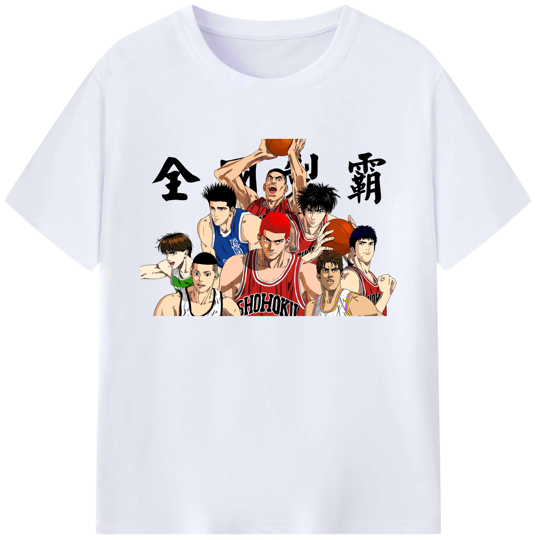 （画像用） SLAM DUNK／スラムダンク 綿100％ メンズ半袖Tシャツ｜肌触りやわらか＆通気性