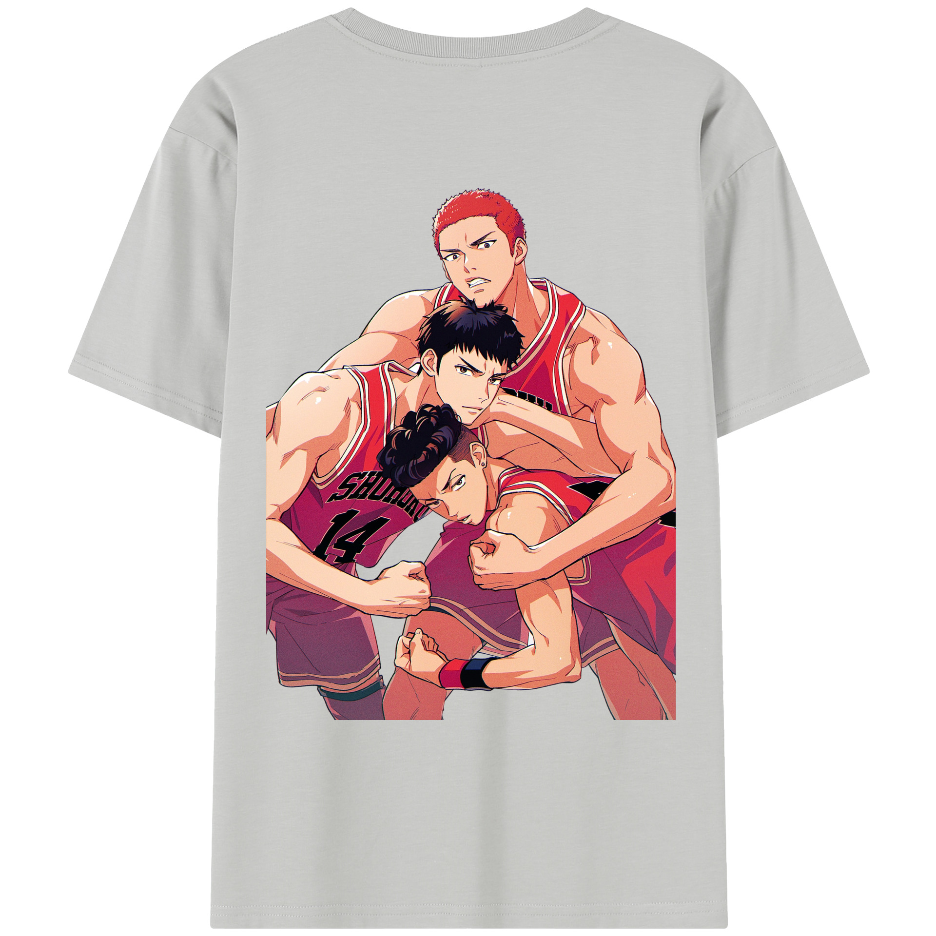 SLAM DUNK／スラムダンク レディース半袖Tシャツ(バックプリント)