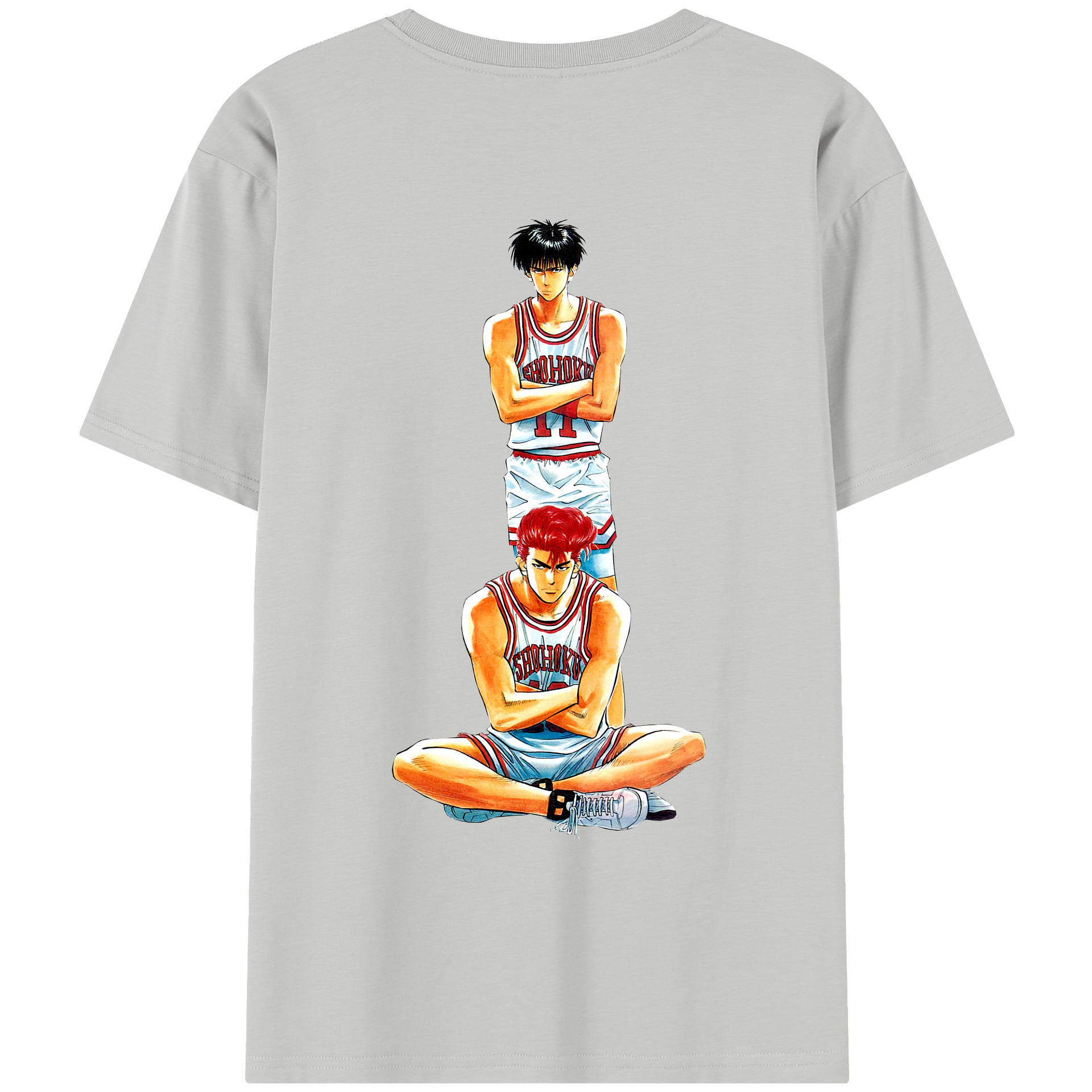 SLAM DUNK／スラムダンク レディース半袖Tシャツ(バックプリント)