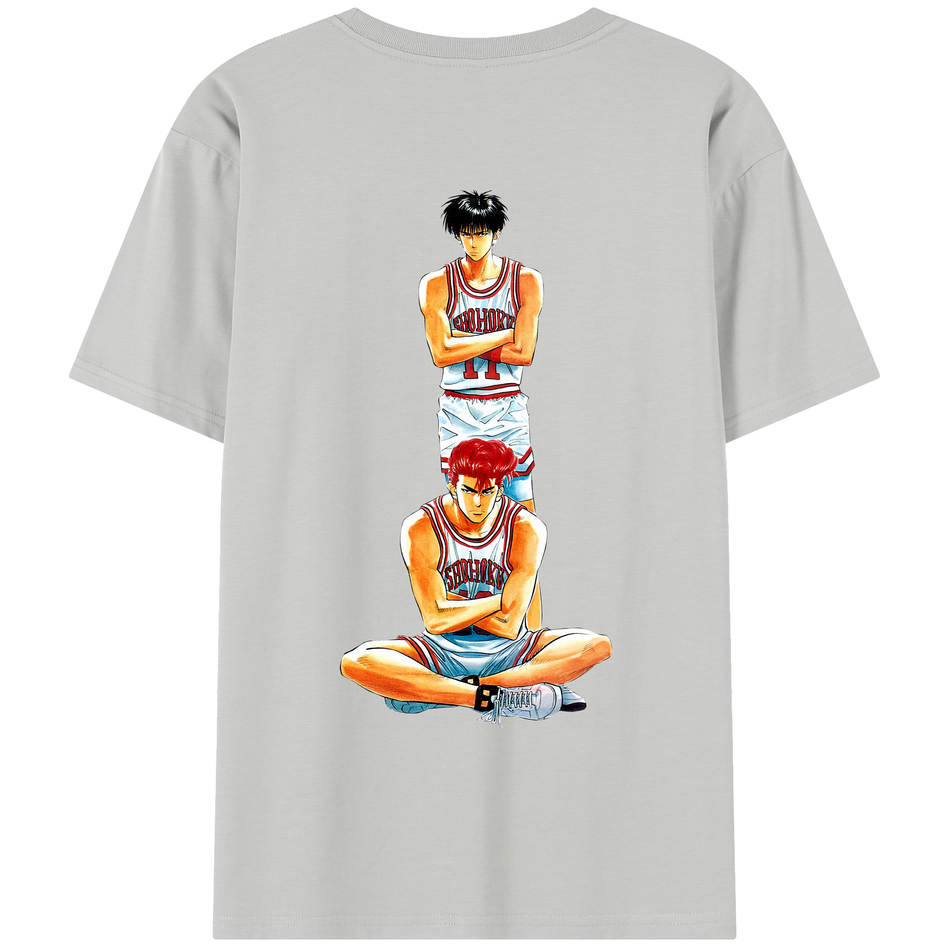 SLAM DUNK／スラムダンク レディース半袖Tシャツ(バックプリント)