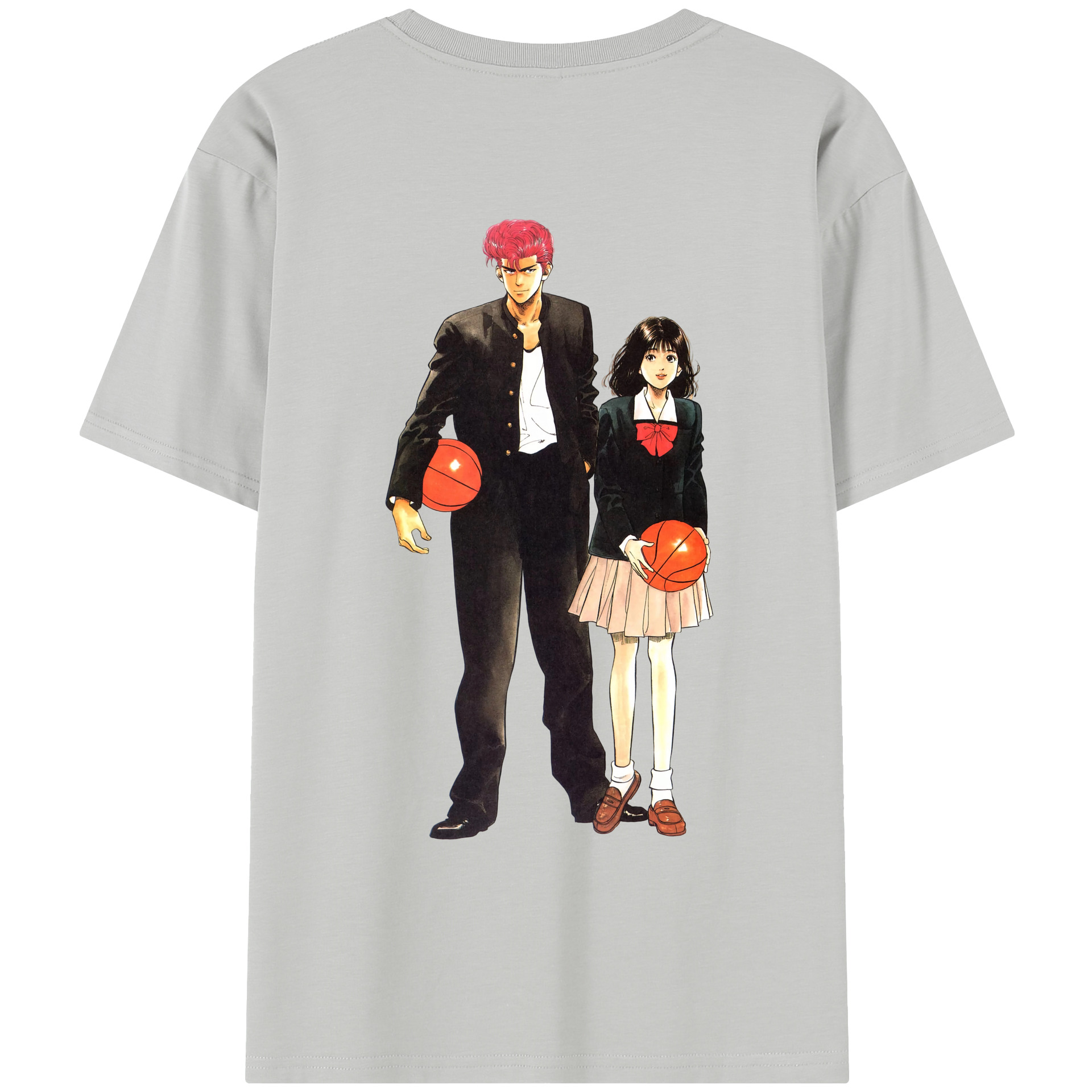 SLAM DUNK／スラムダンク レディース半袖Tシャツ(バックプリント)