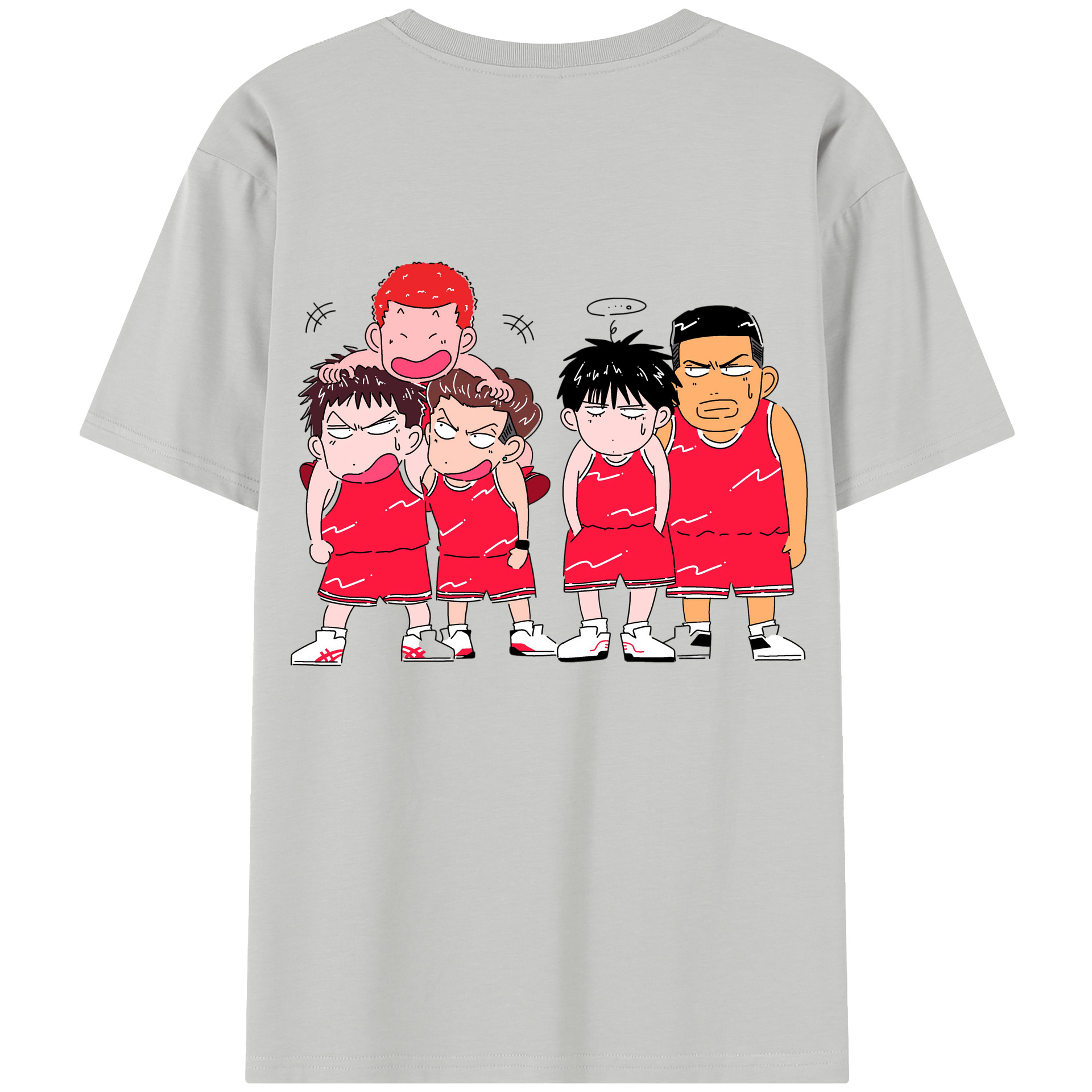 SLAM DUNK／スラムダンク レディース半袖Tシャツ(バックプリント)