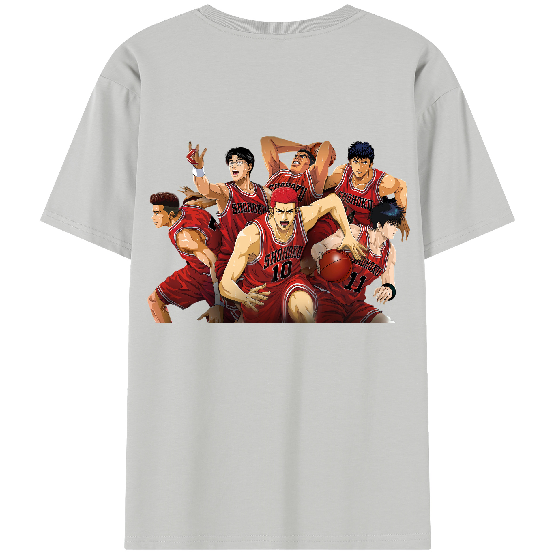 SLAM DUNK／スラムダンク レディース半袖Tシャツ(バックプリント)