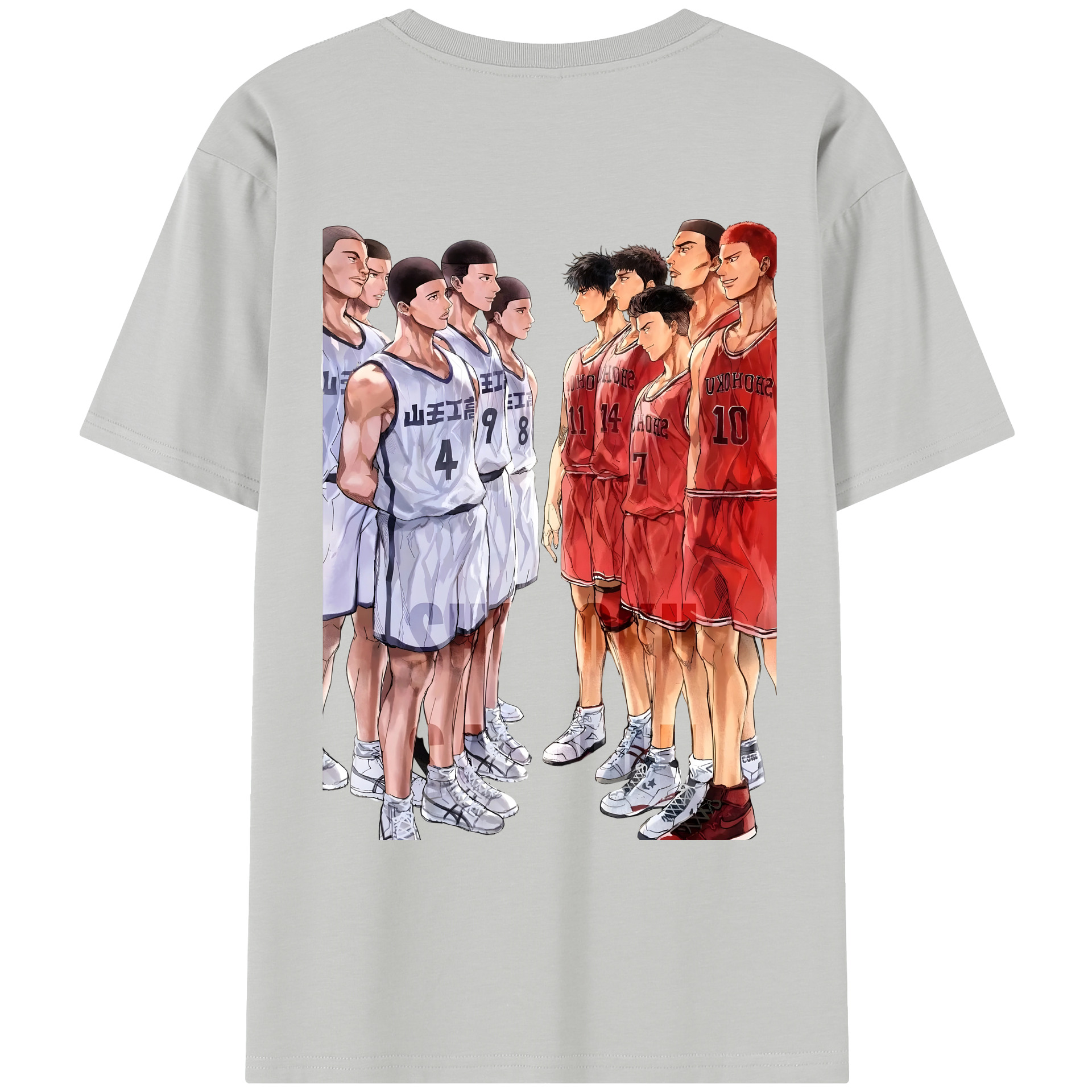 SLAM DUNK／スラムダンク レディース半袖Tシャツ(バックプリント)