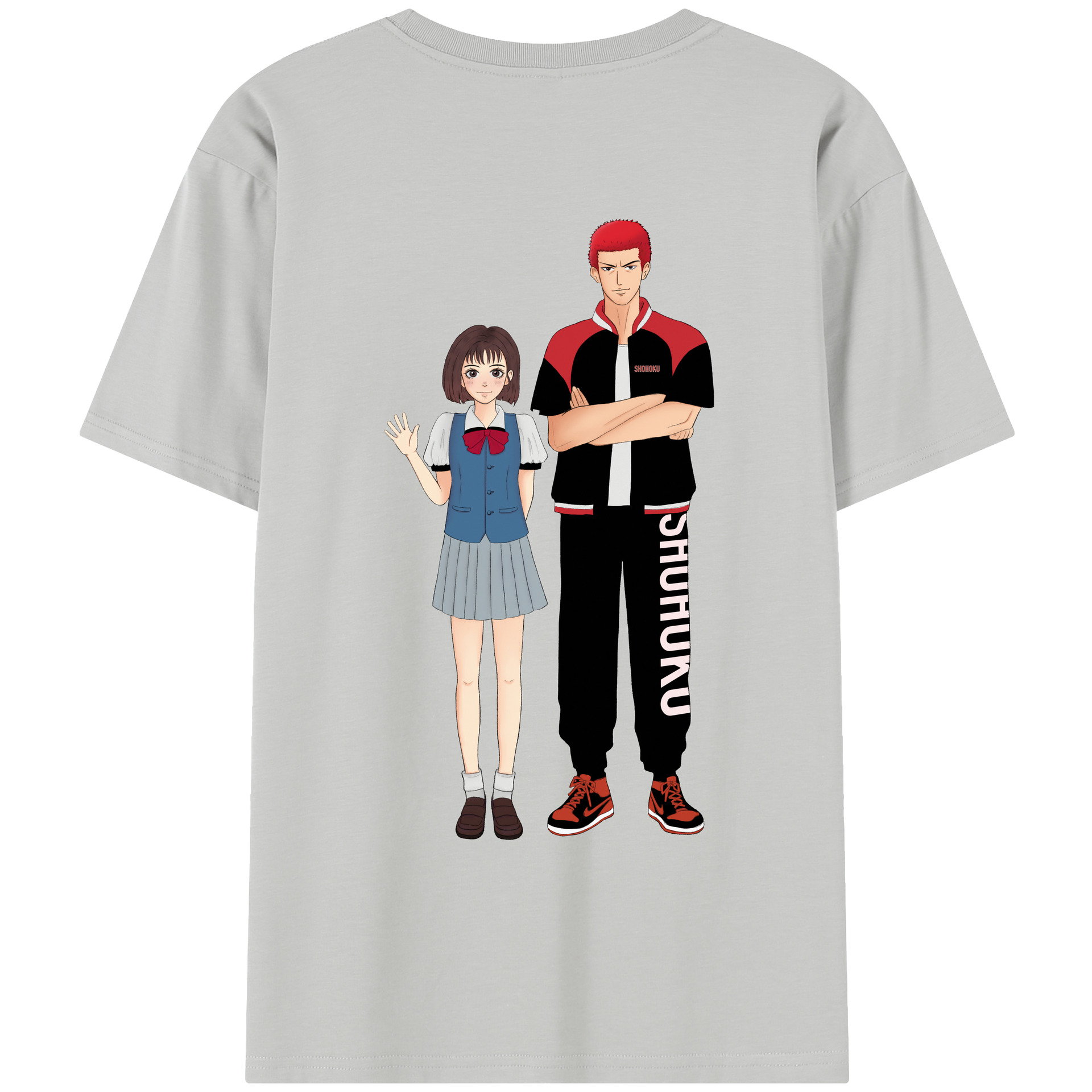 SLAM DUNK／スラムダンク レディース半袖Tシャツ(バックプリント)