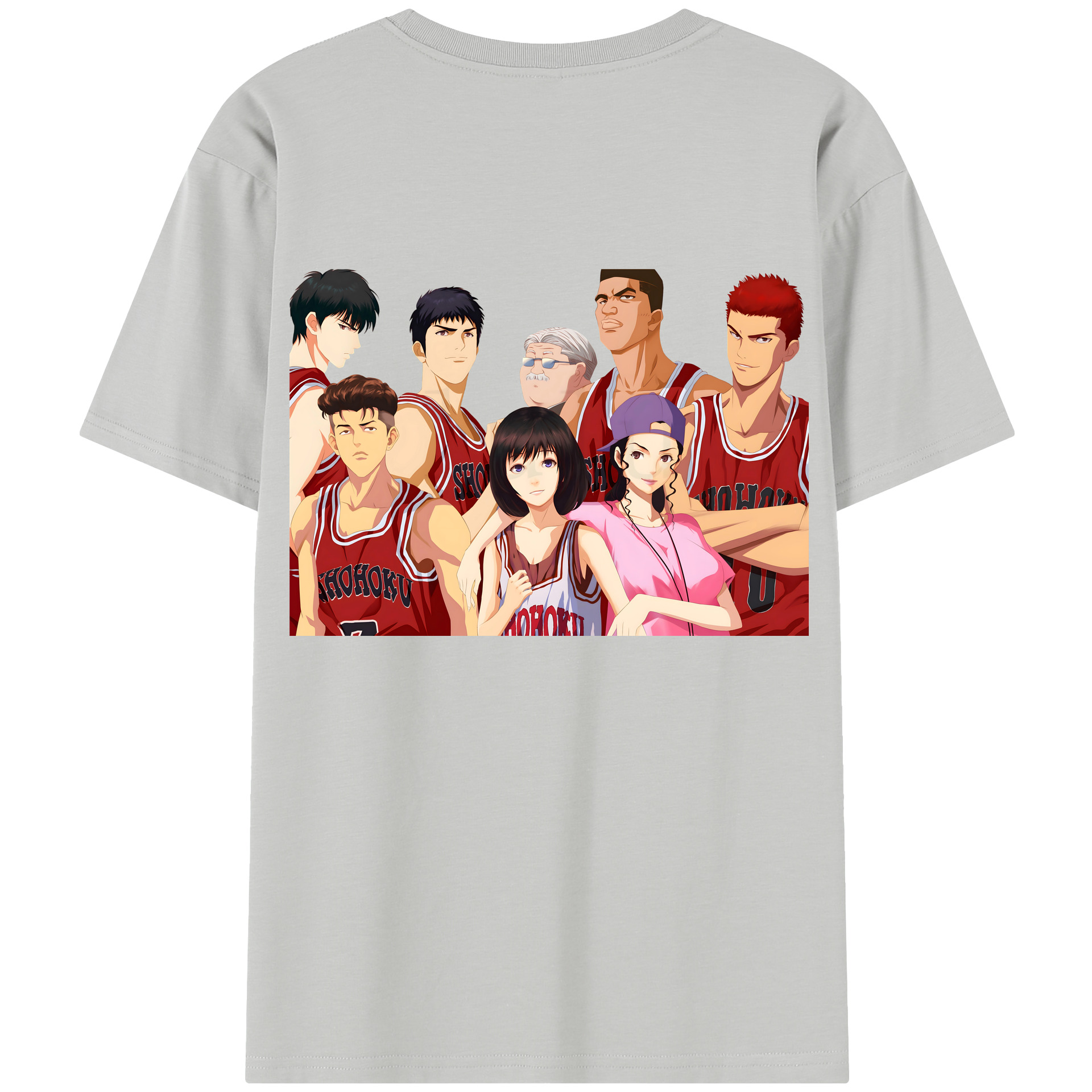 SLAM DUNK／スラムダンク レディース半袖Tシャツ(バックプリント)