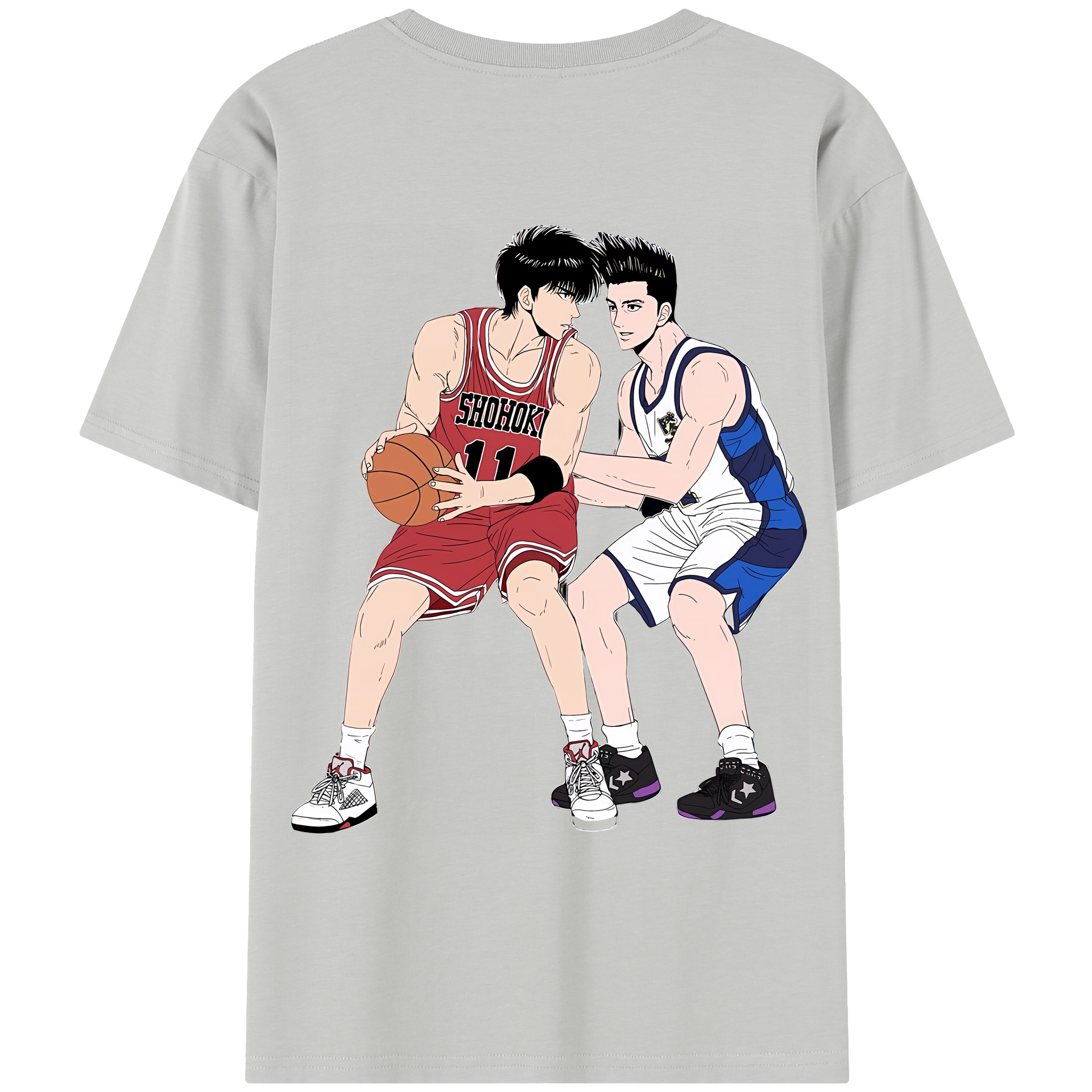 SLAM DUNK／スラムダンク レディース半袖Tシャツ(バックプリント)