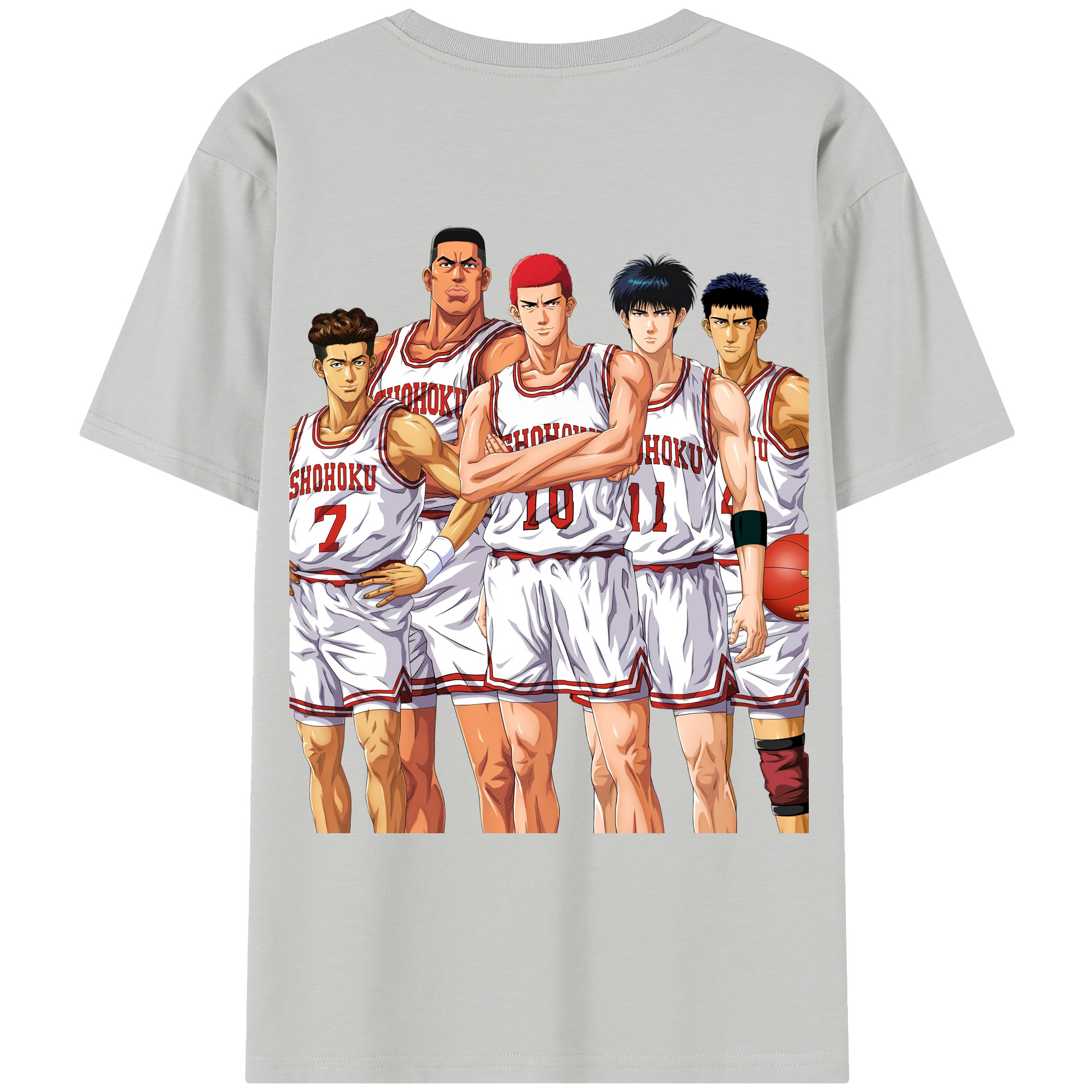 SLAM DUNK／スラムダンク レディース半袖Tシャツ(バックプリント)