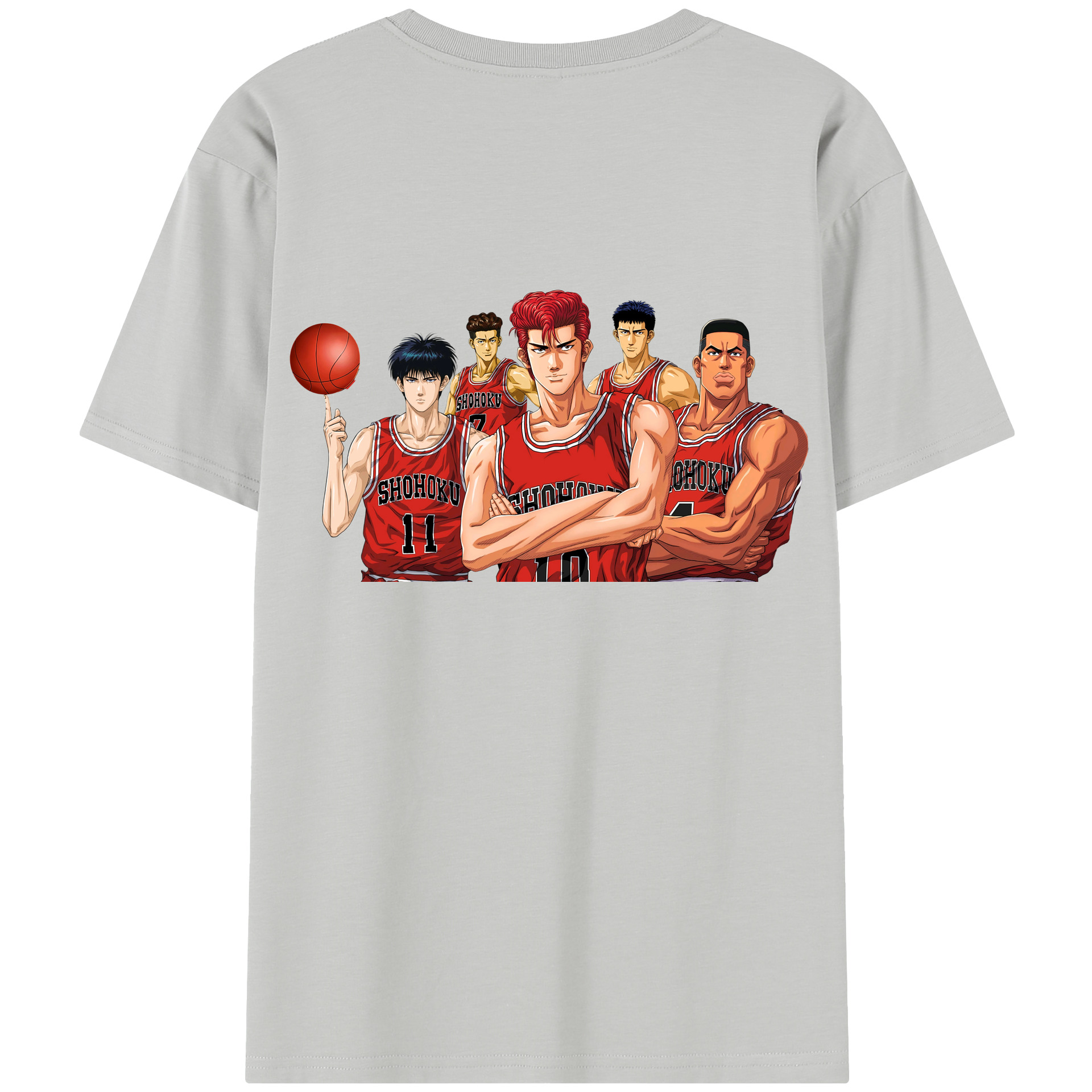 SLAM DUNK／スラムダンク レディース半袖Tシャツ(バックプリント)