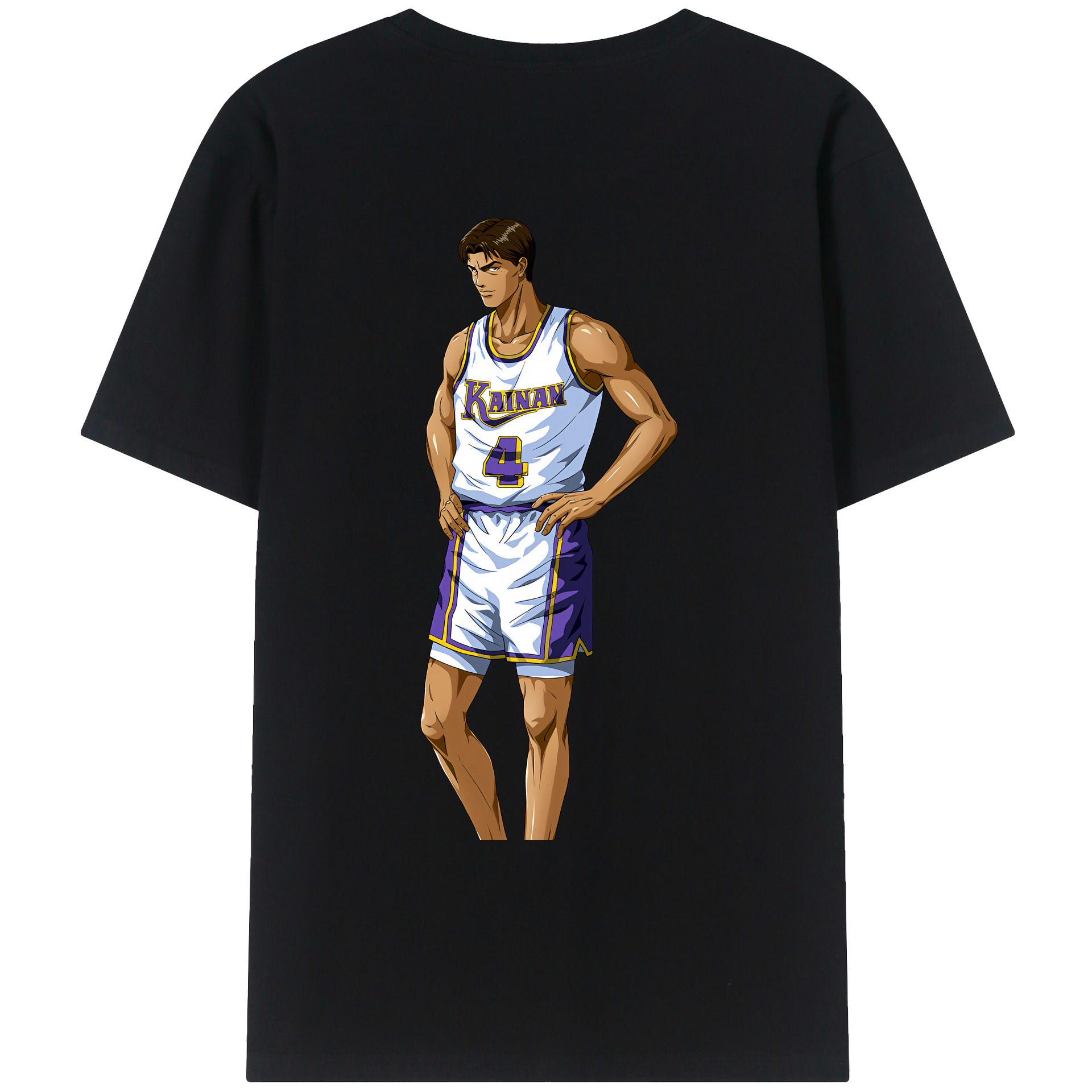 SLAM DUNK／スラムダンク レディース半袖Tシャツ(バックプリント)