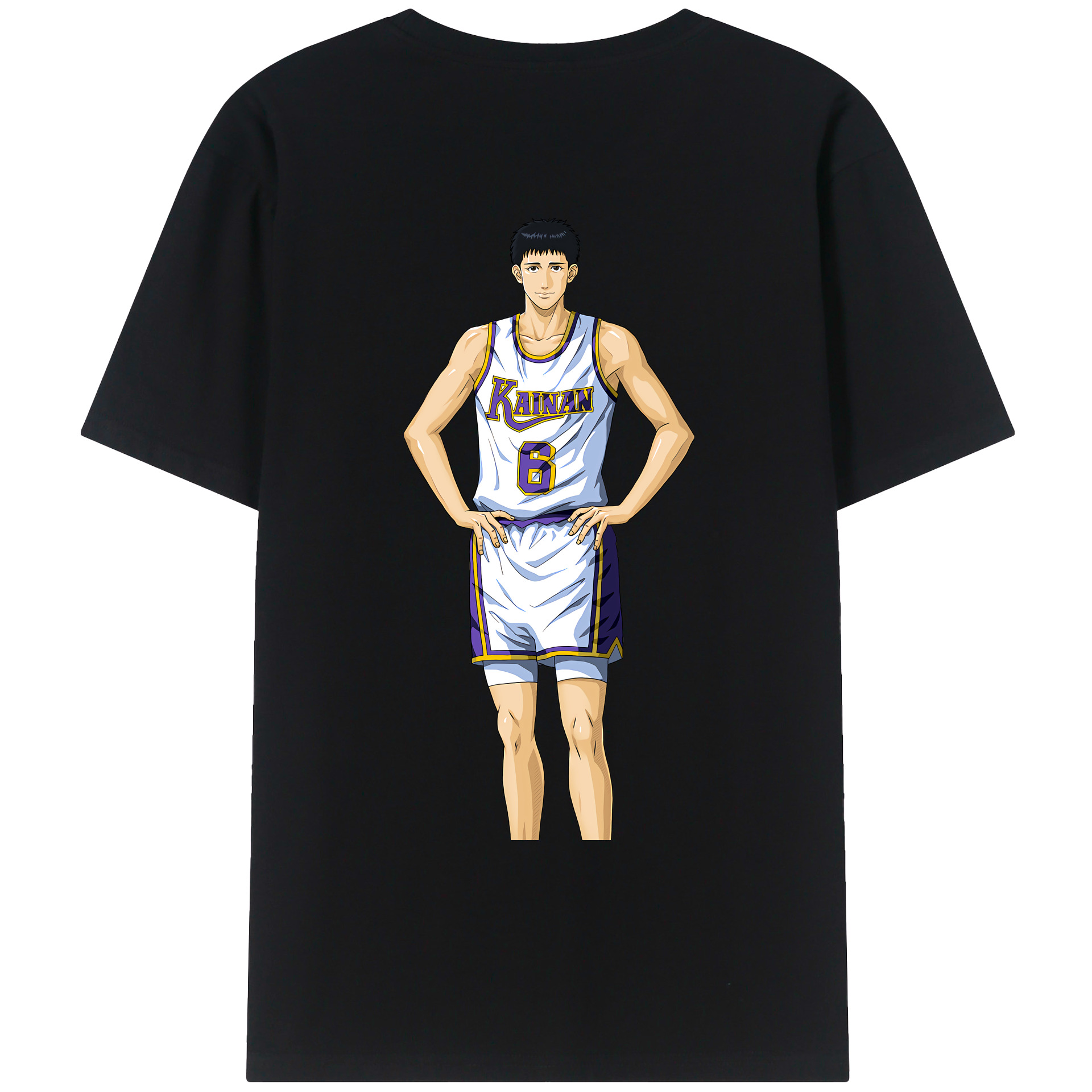 SLAM DUNK／スラムダンク レディース半袖Tシャツ(バックプリント)