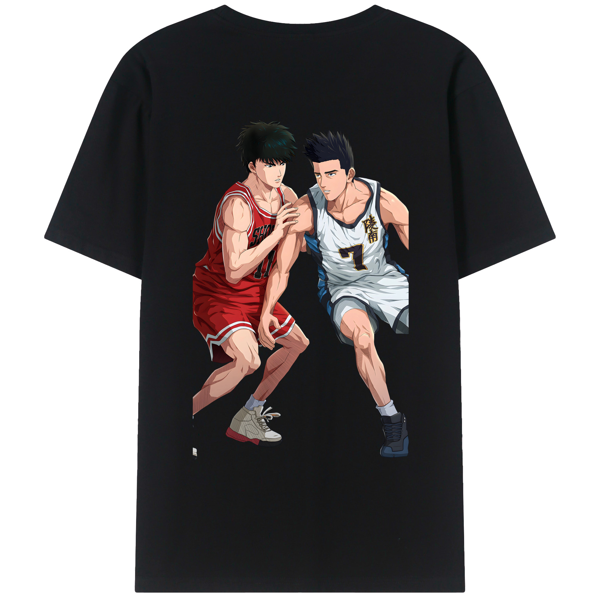 SLAM DUNK／スラムダンク レディース半袖Tシャツ(バックプリント)