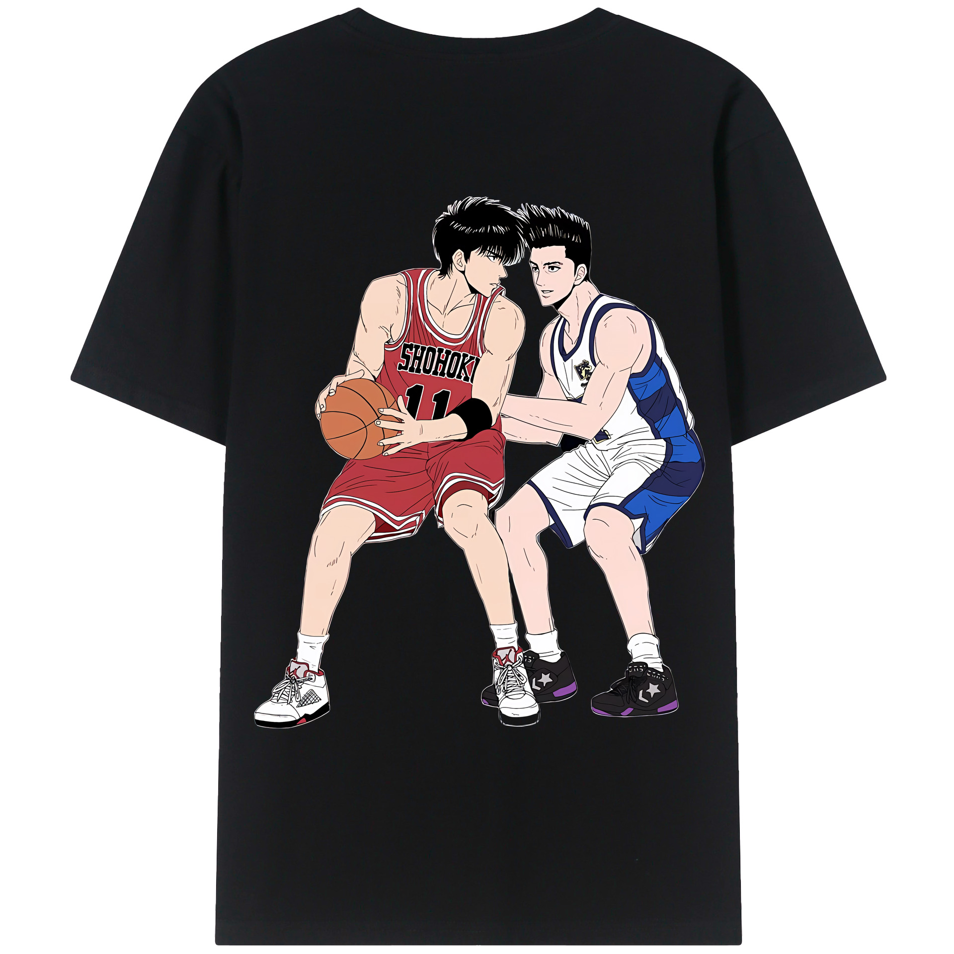SLAM DUNK／スラムダンク レディース半袖Tシャツ(バックプリント)