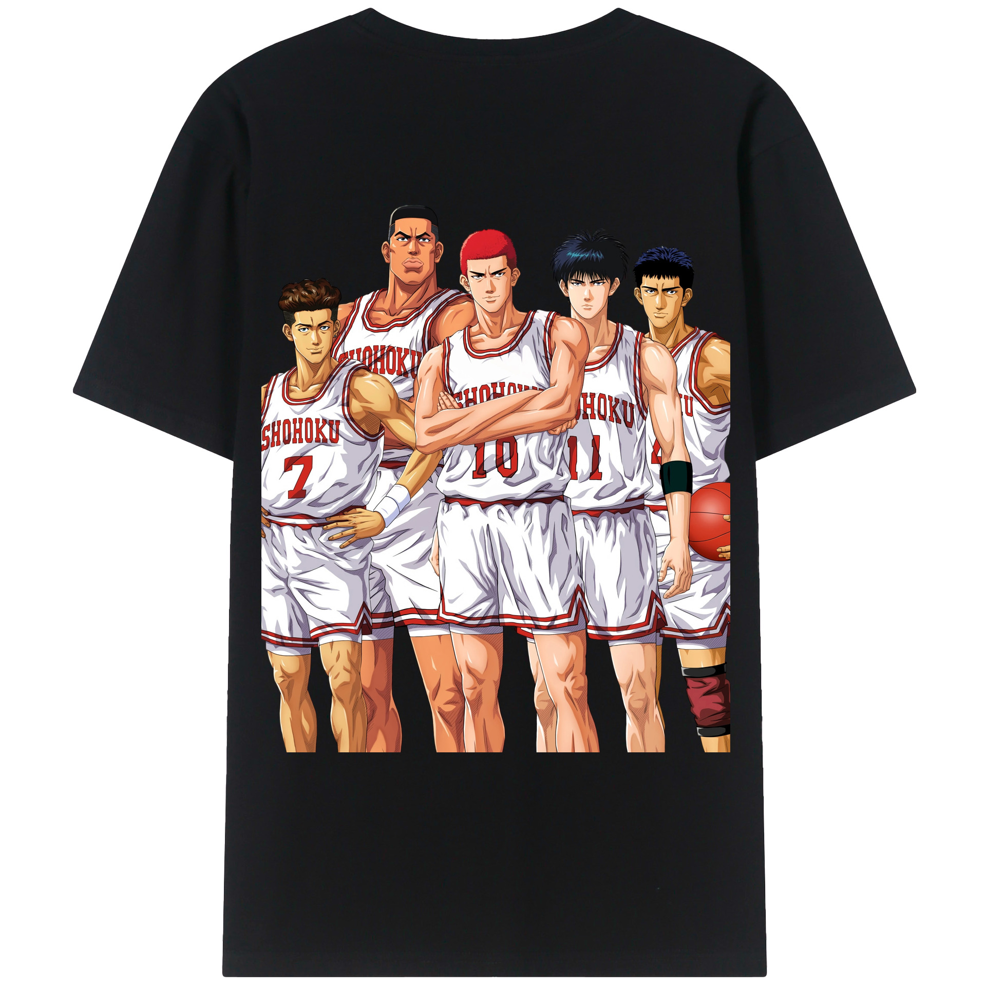SLAM DUNK／スラムダンク レディース半袖Tシャツ(バックプリント)