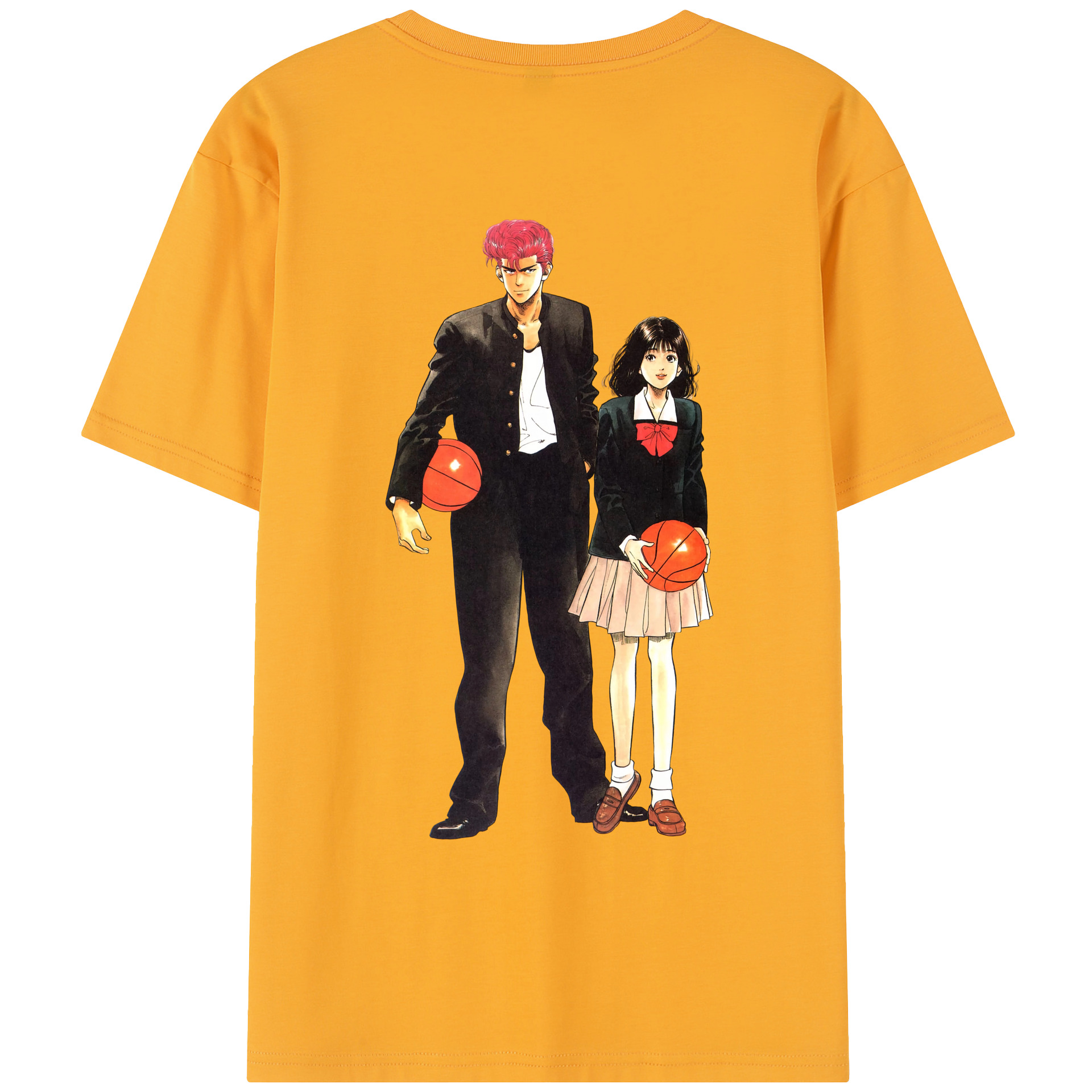 SLAM DUNK／スラムダンク レディース半袖Tシャツ(バックプリント)