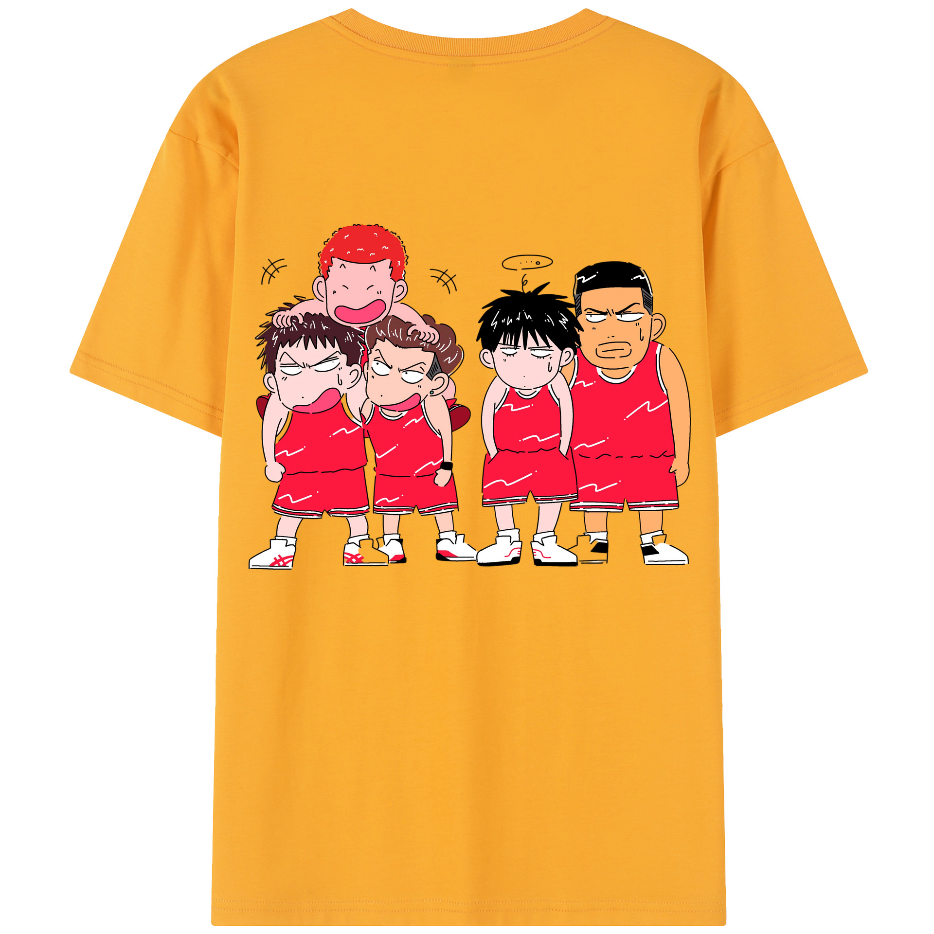 SLAM DUNK／スラムダンク レディース半袖Tシャツ(バックプリント)