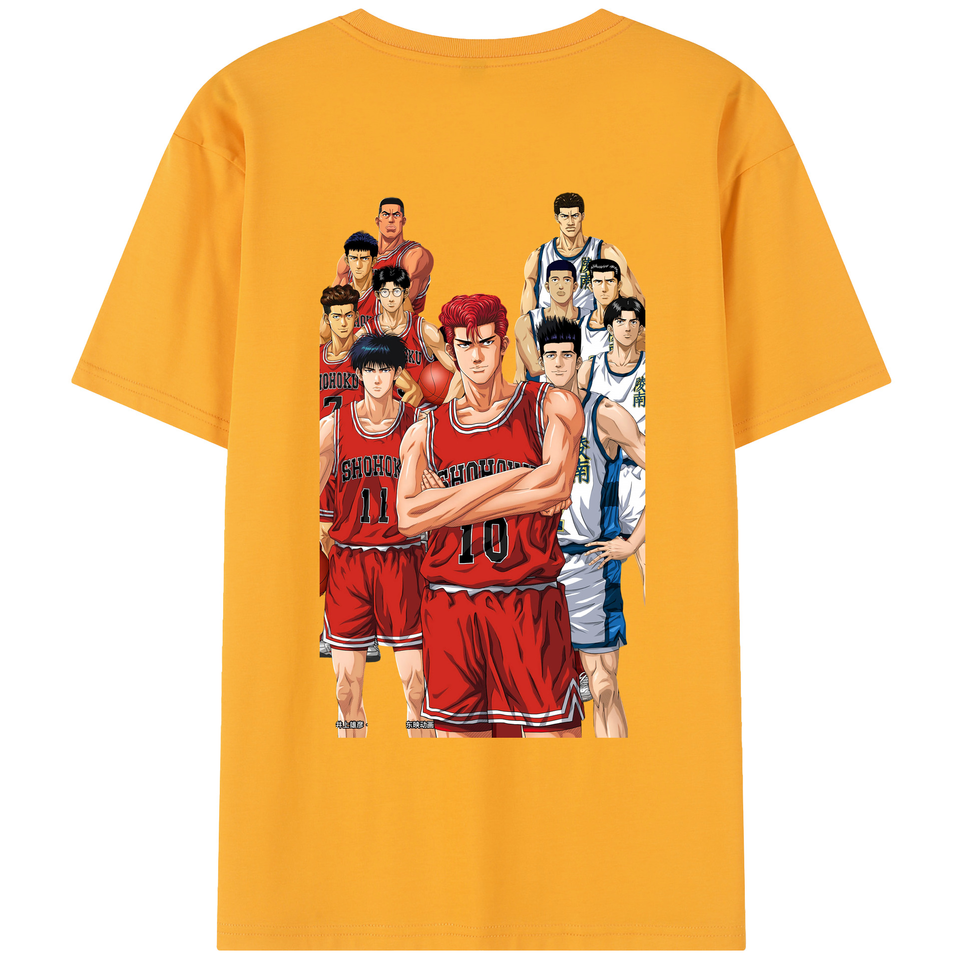 SLAM DUNK／スラムダンク レディース半袖Tシャツ(バックプリント)