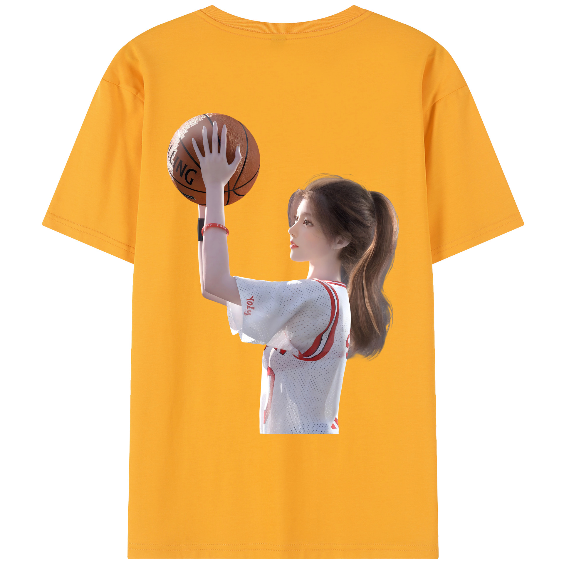 SLAM DUNK／スラムダンク レディース半袖Tシャツ(バックプリント)
