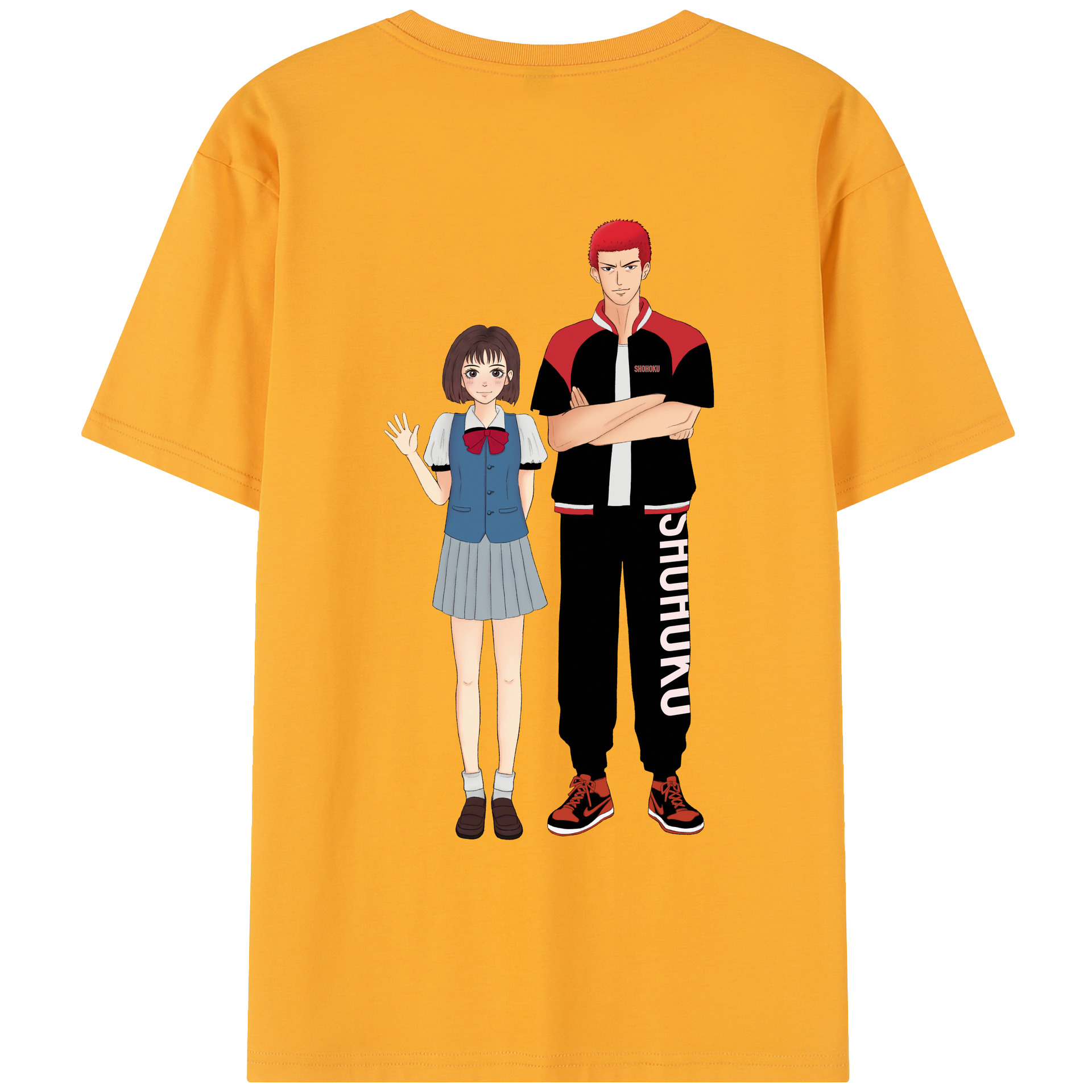SLAM DUNK／スラムダンク レディース半袖Tシャツ(バックプリント)