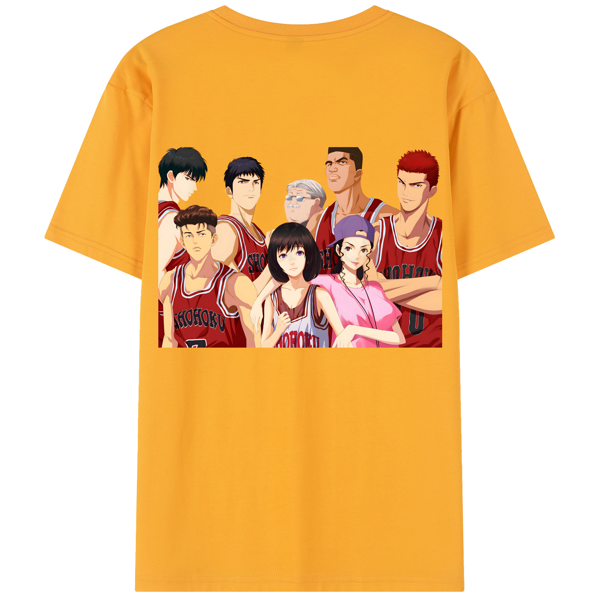 SLAM DUNK／スラムダンク レディース半袖Tシャツ(バックプリント)