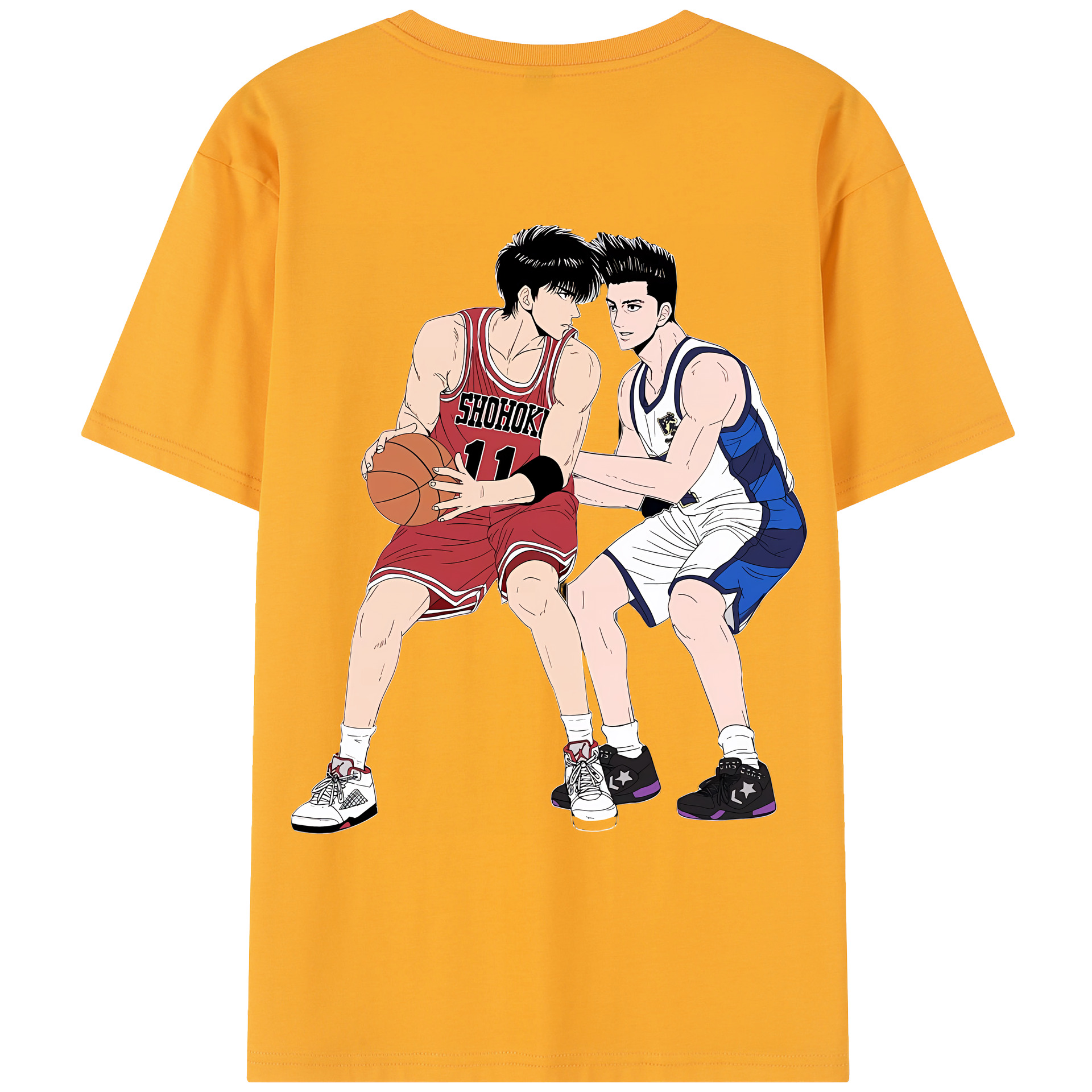 SLAM DUNK／スラムダンク レディース半袖Tシャツ(バックプリント)
