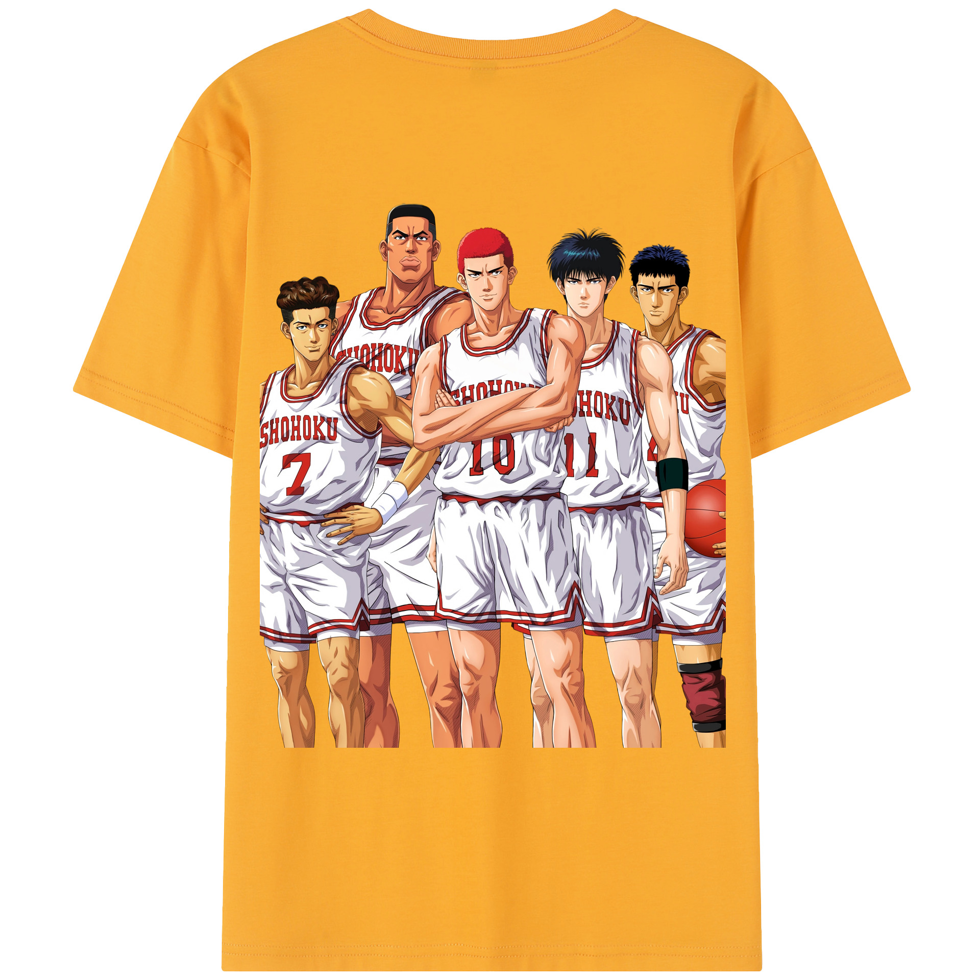 SLAM DUNK／スラムダンク レディース半袖Tシャツ(バックプリント)