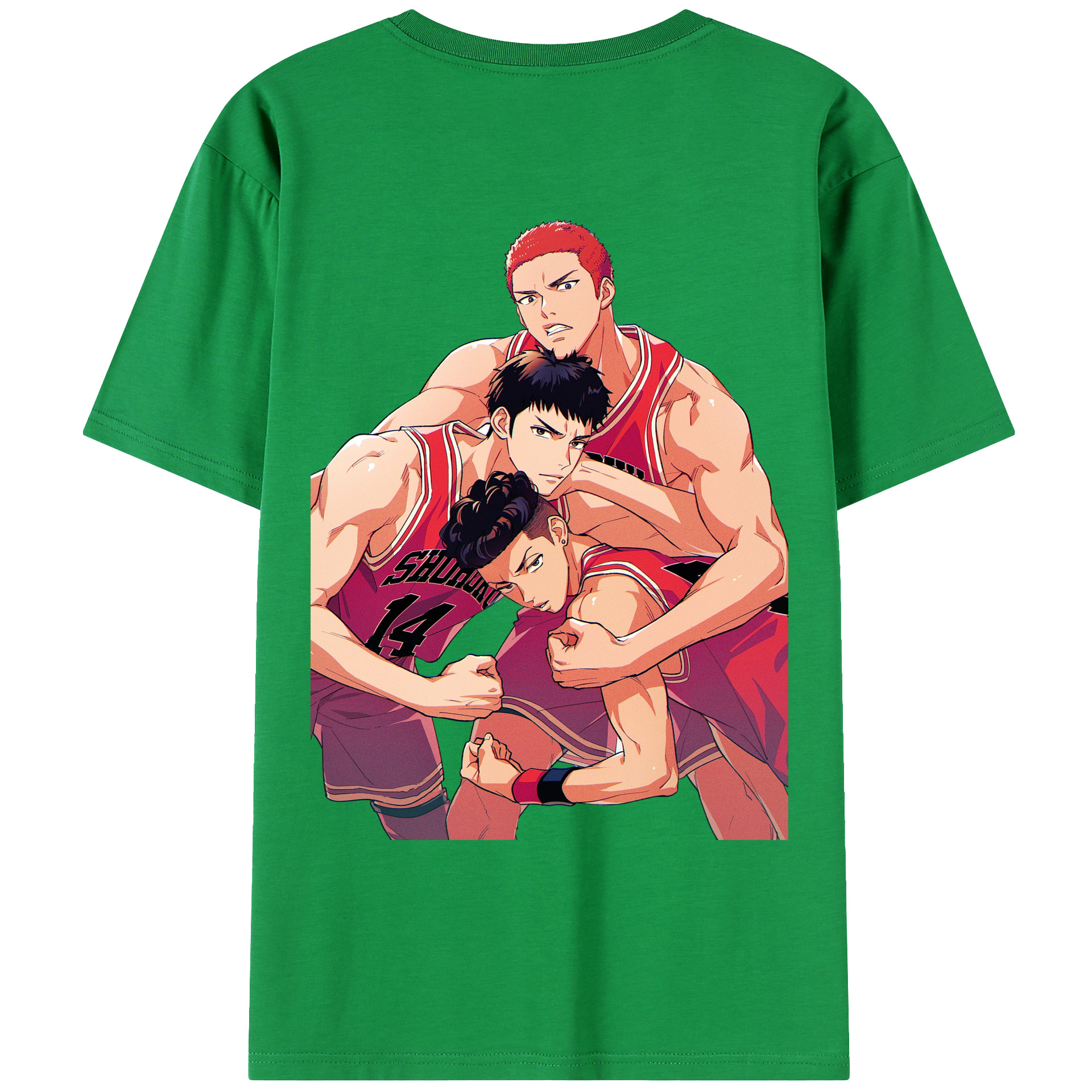 SLAM DUNK／スラムダンク レディース半袖Tシャツ(バックプリント)